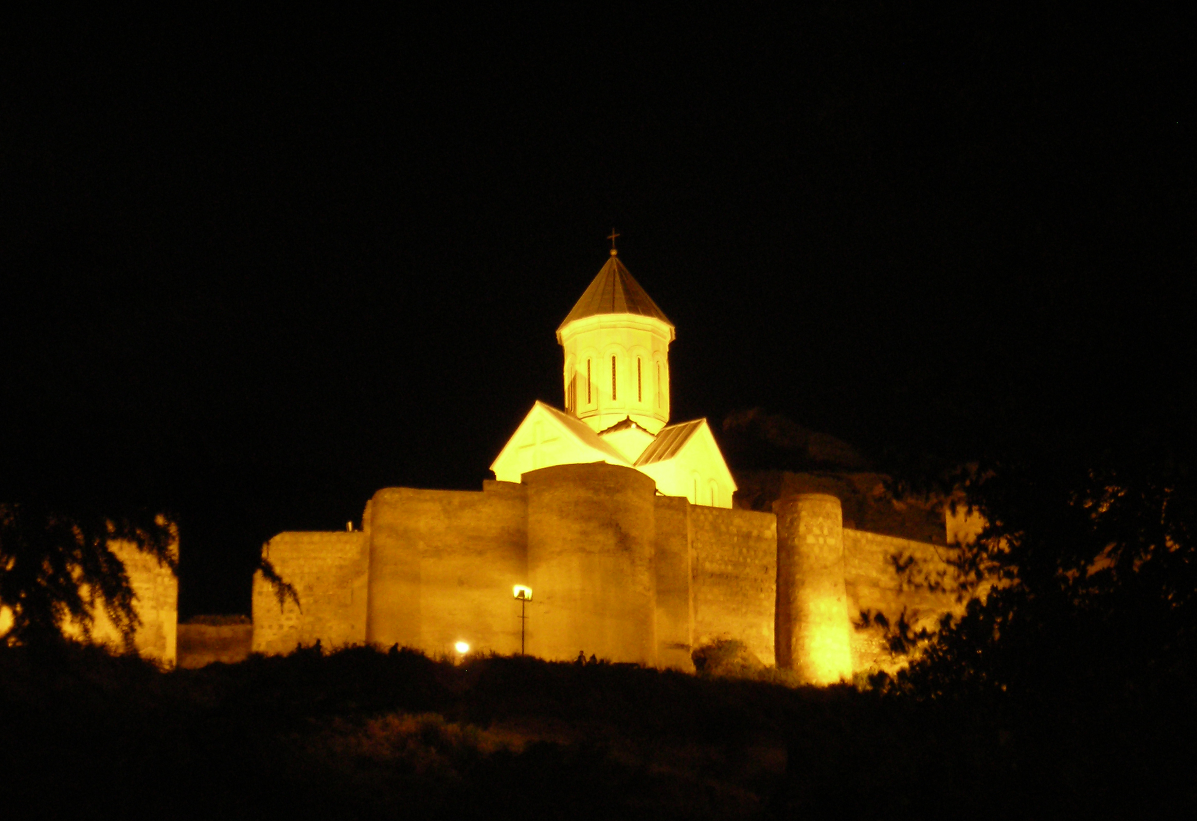 Church at night photo