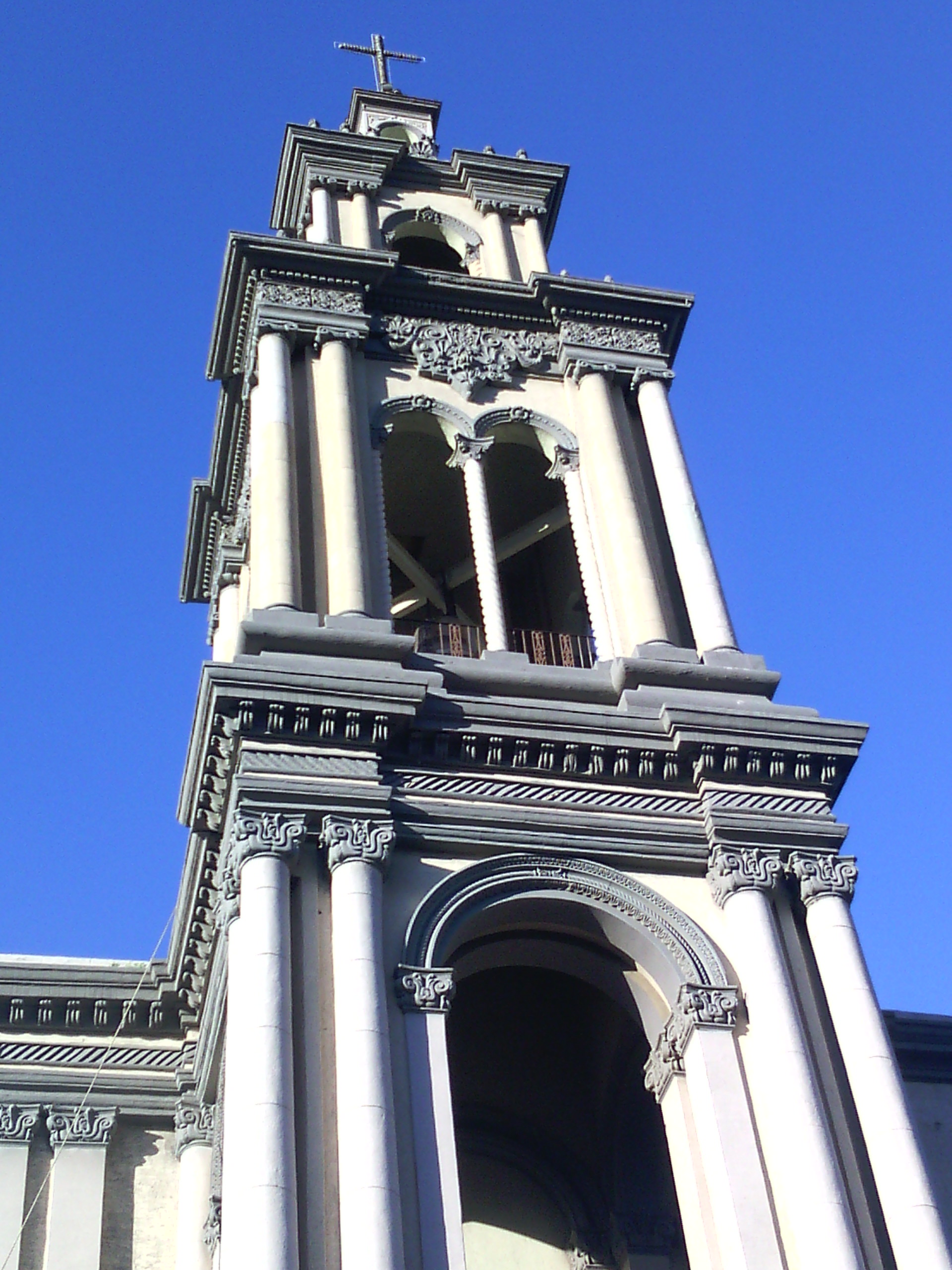 Church bell tower photo