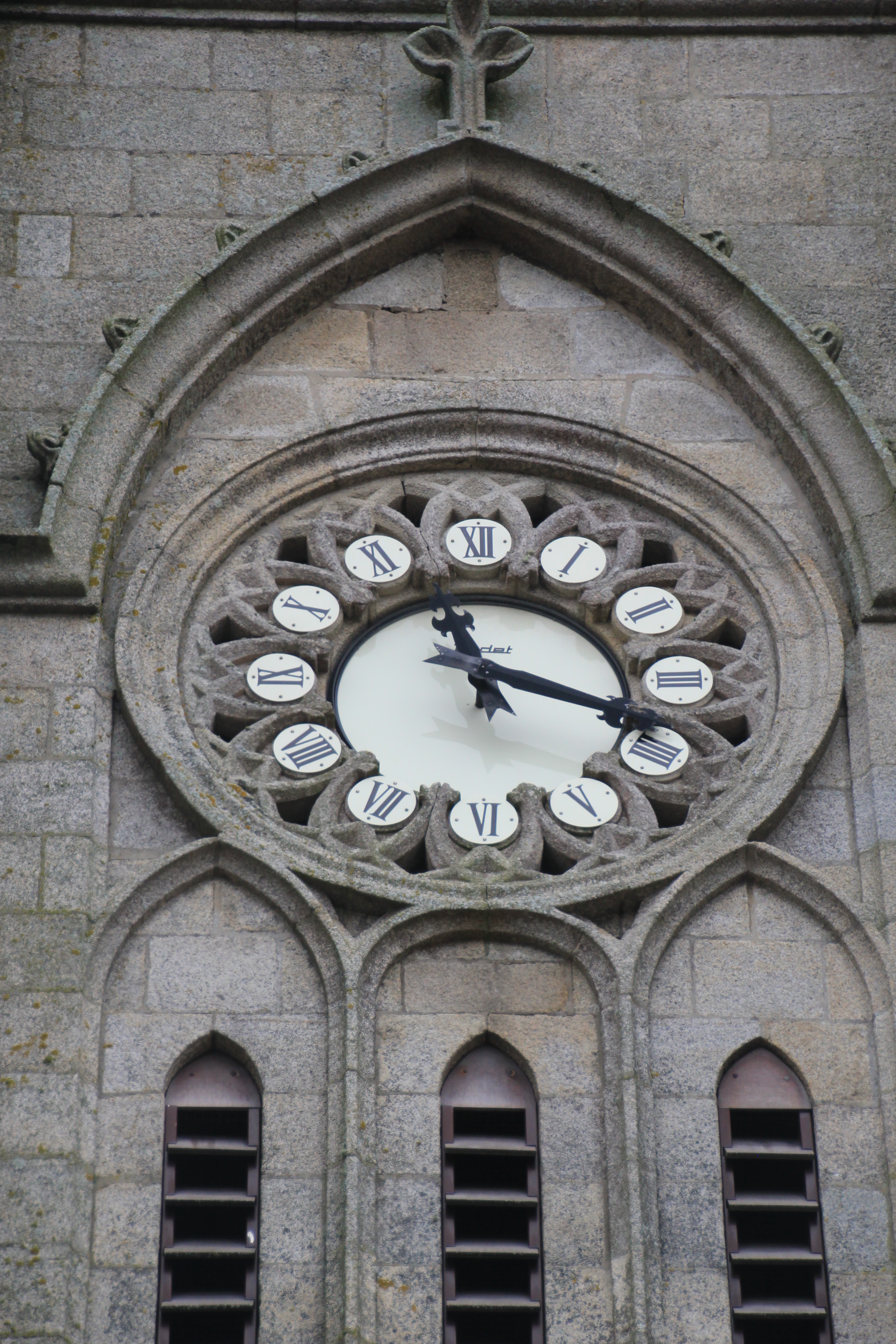 Church clock, Plouescat, Brittany; 02-07-12 | Dave Letcher Photography