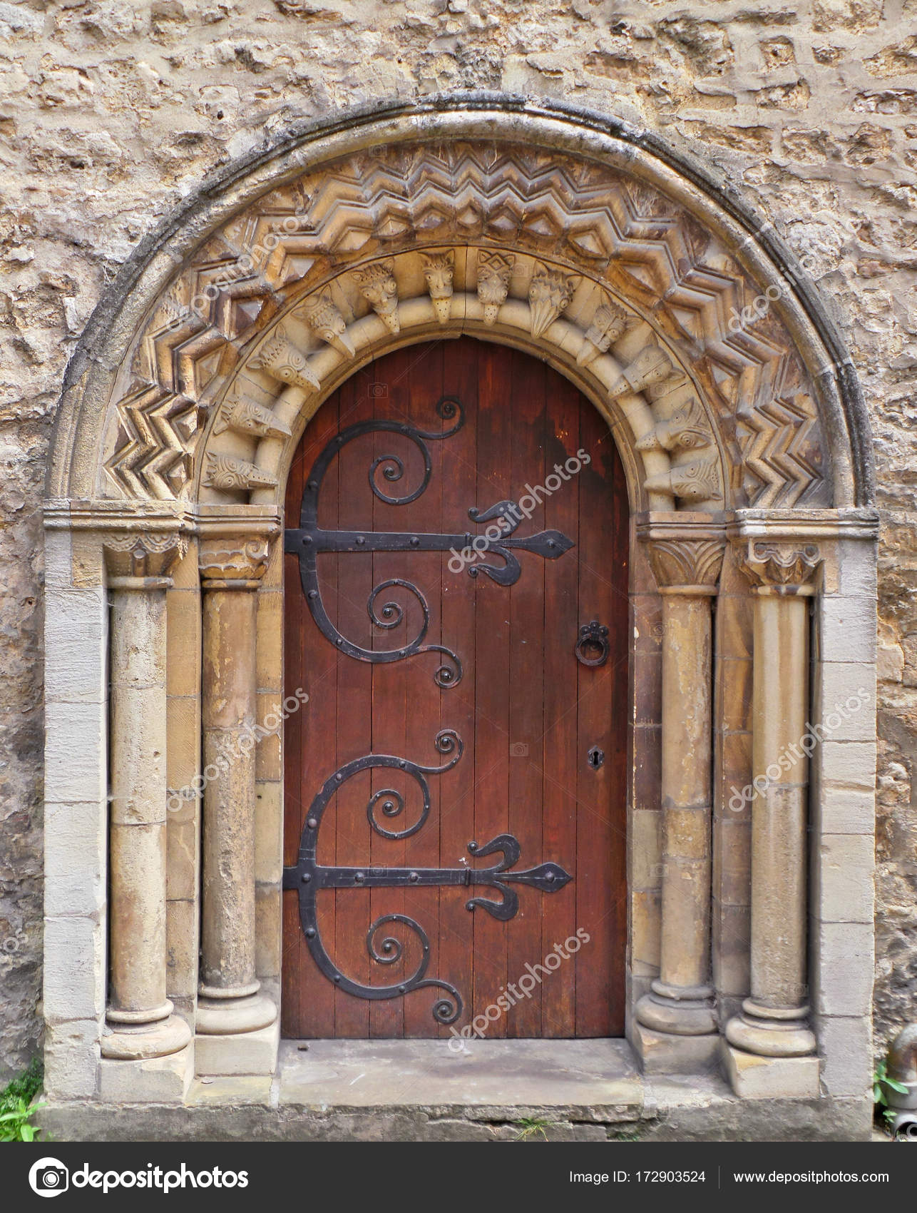 Wooden Church Door — Stock Photo © RogerUtting #172903524