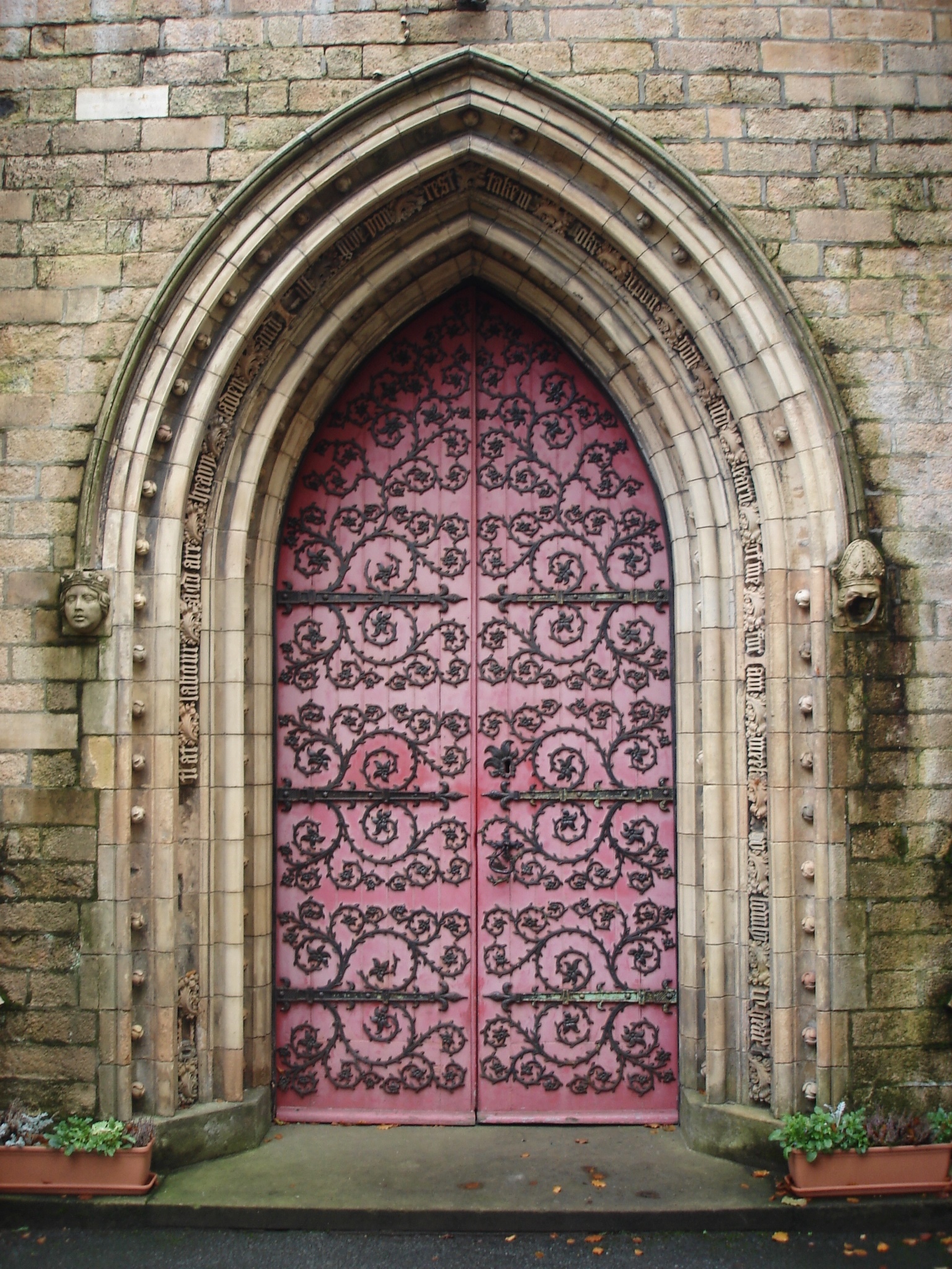 File:Door of St Stephen and All Martyr's church, Little Lever ...