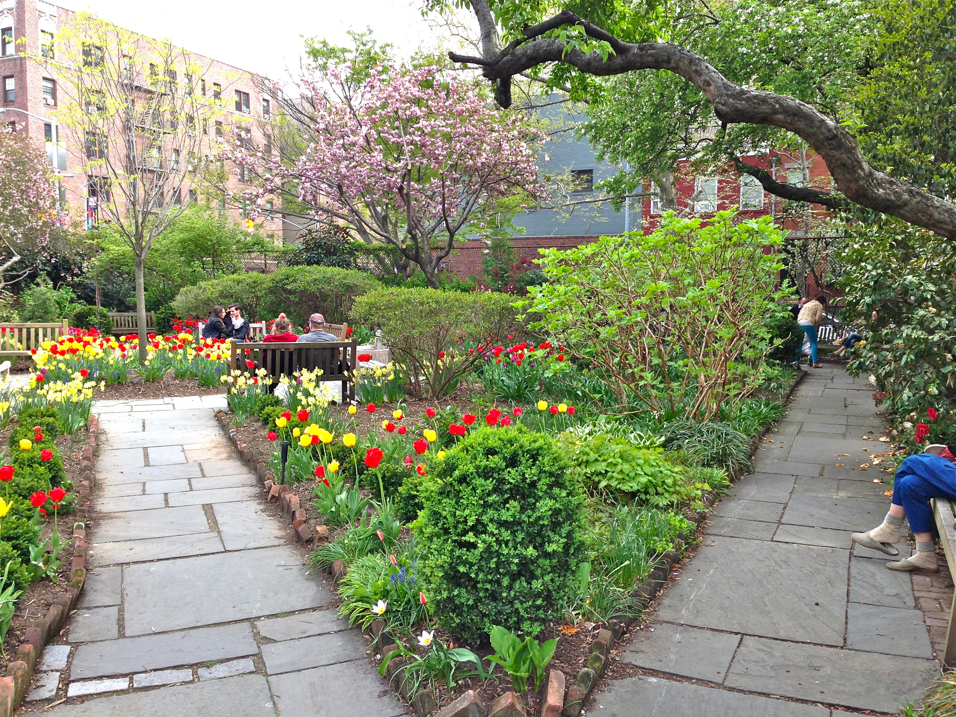 St. Mark's East Village church garden | Ephemeral New York