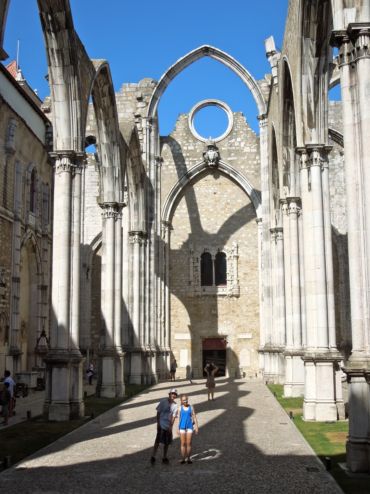 To Europe With Kids: Roofless Carmo Convent and Church in Lisbon