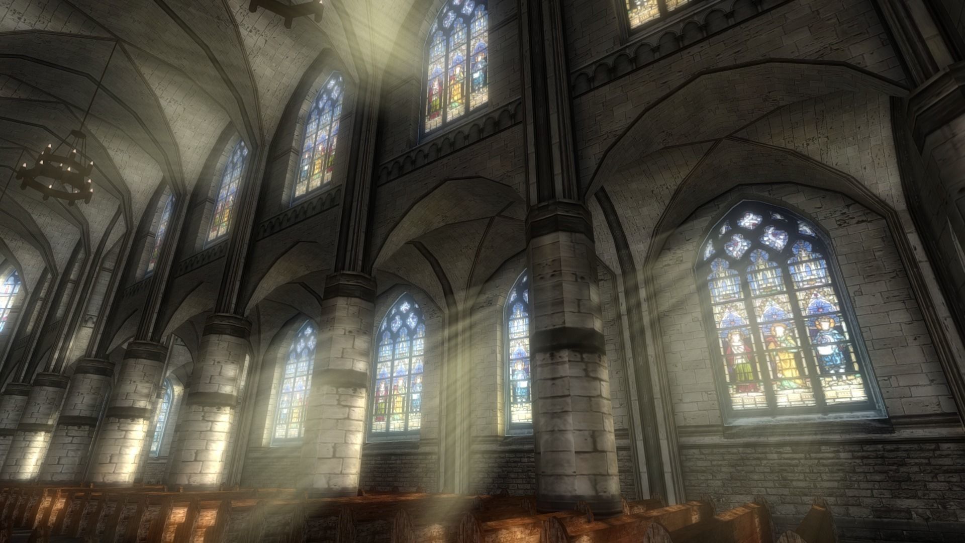 Gothic Church INTERIOR and EXTERIOR 3D asset | CGTrader