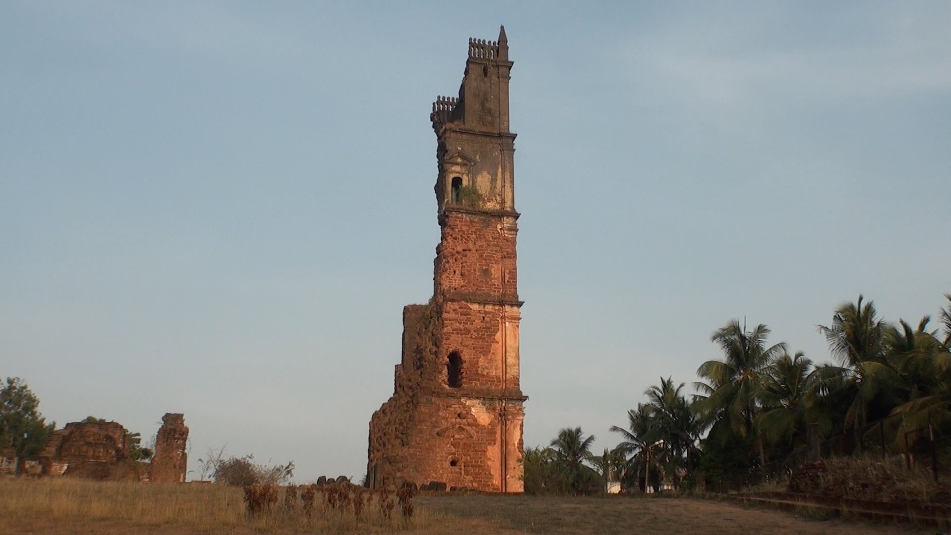 Ruins of Bell Tower of Church of St. Augustine, Old Goa - YouTube