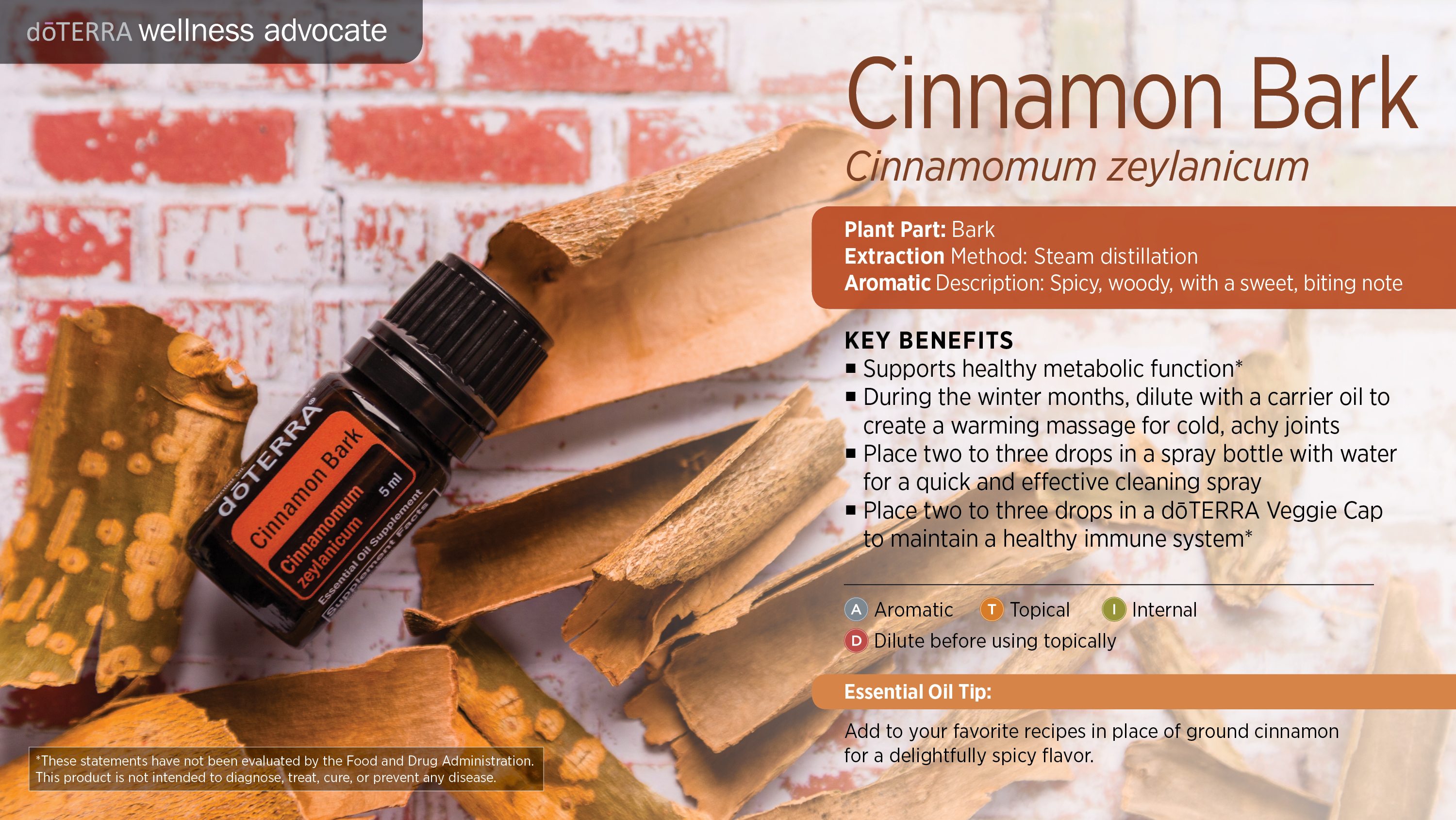 Cinnamon Bark Oil | dōTERRA Essential Oils