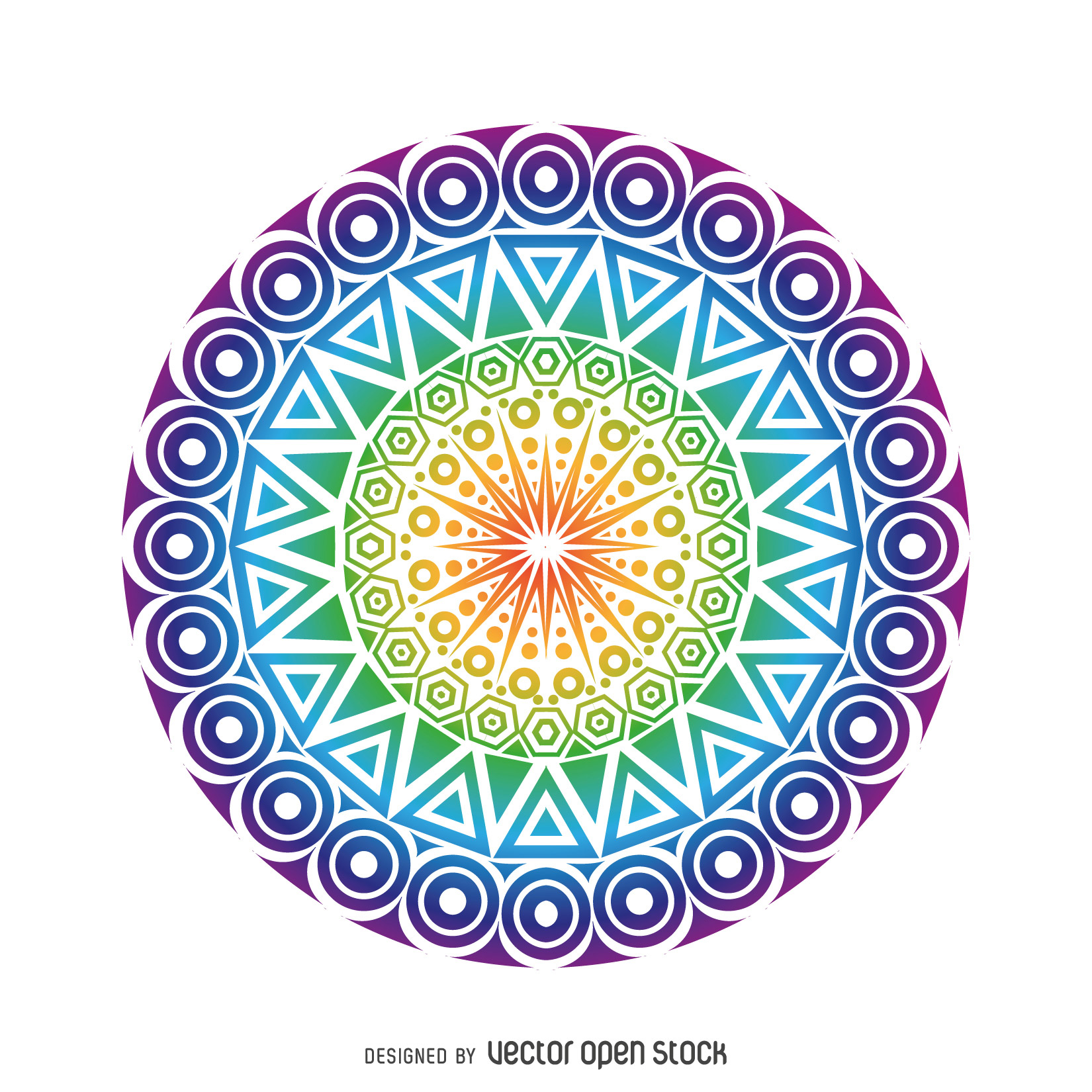 Circle mandala design - Vector download