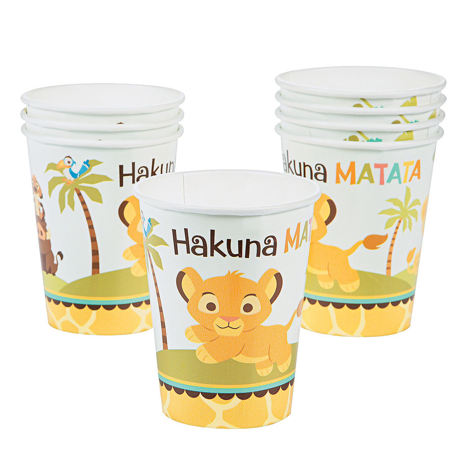 Lion King Sweet Circle Of Life Baby Shower Cups - OrientalTrading ...