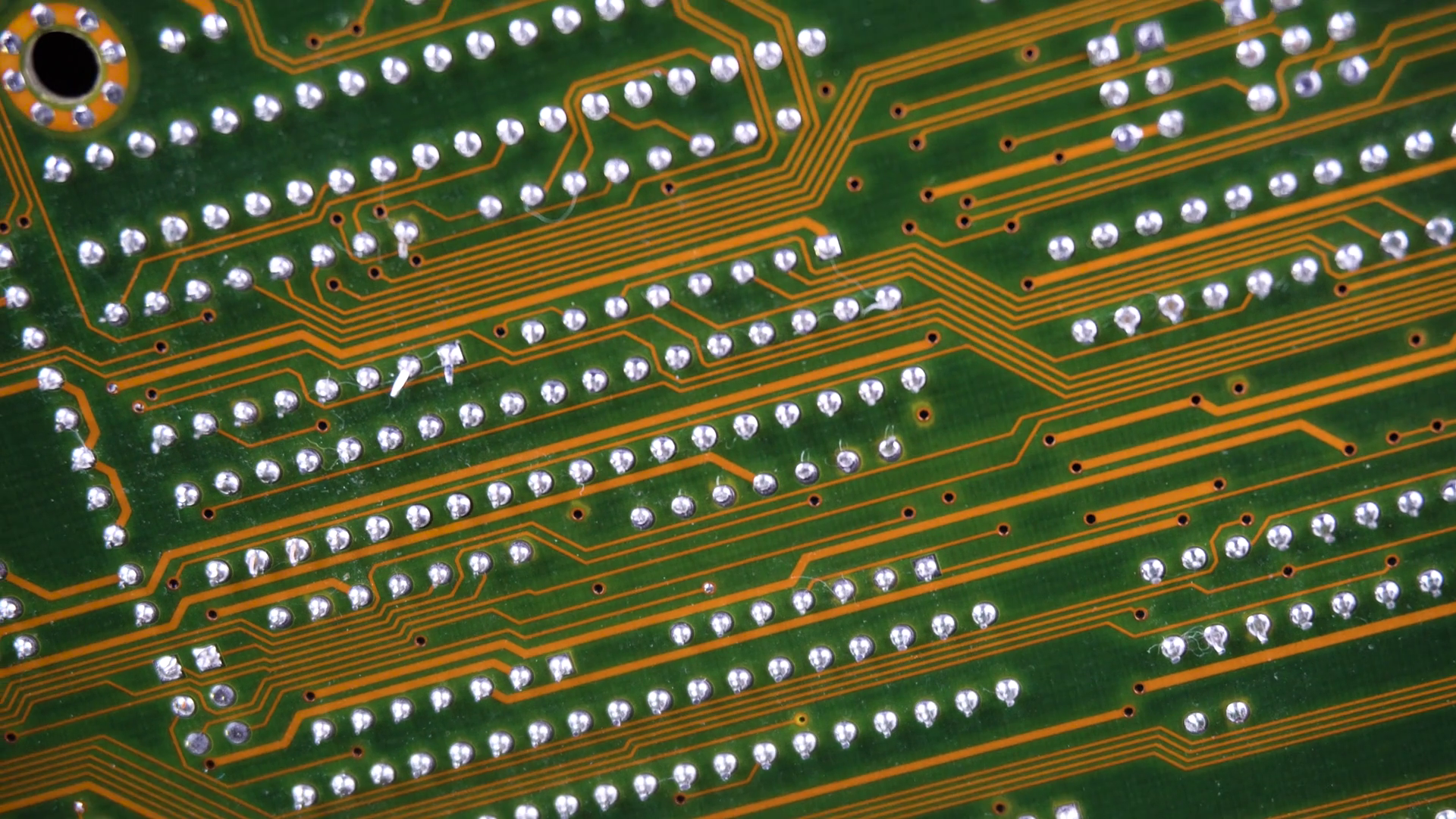 PC electronic circuit board close up. Stock Video Footage - Videoblocks