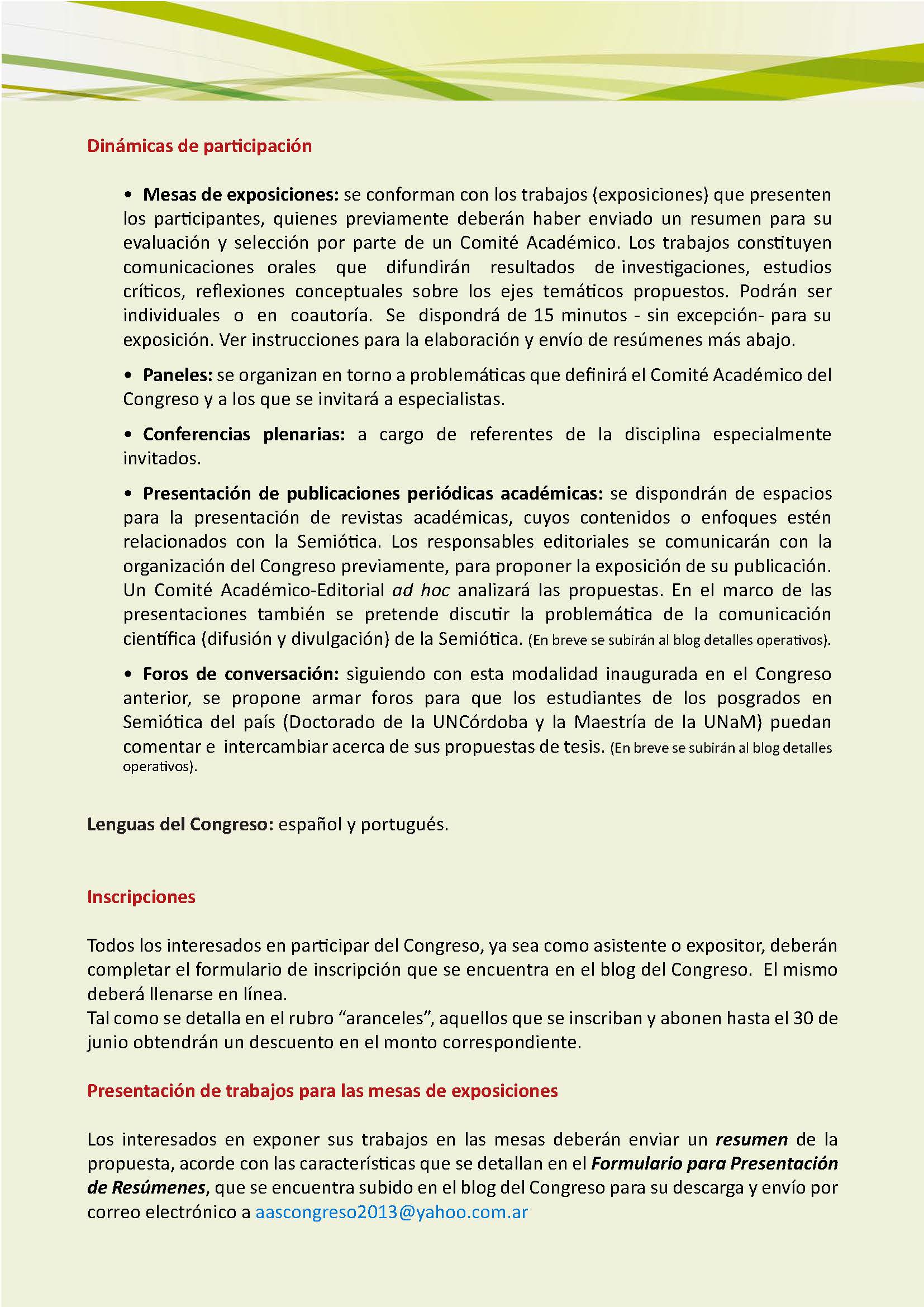 IX Congreso Argentino y IV Congreso Internacional de Semiótica de la ...