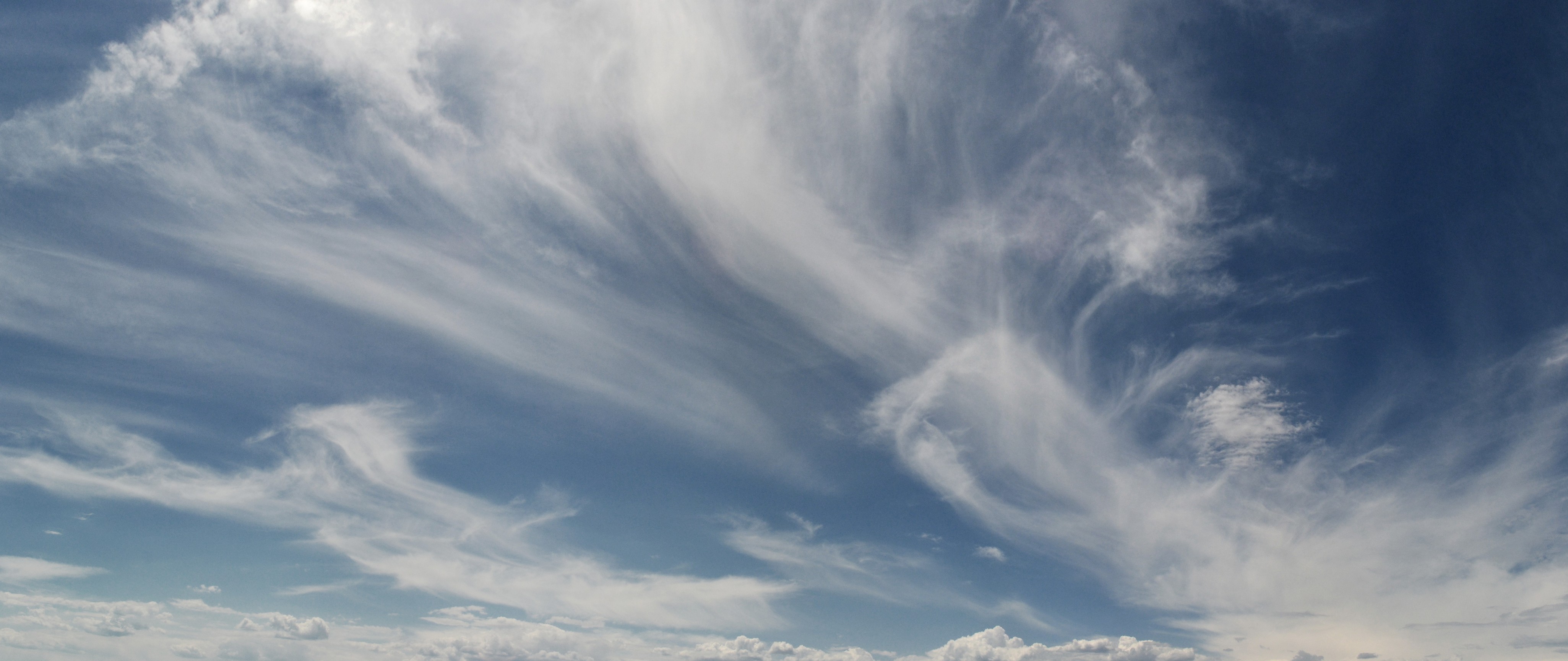Wispy Cirrus Clouds, Speckled Stratus Clouds, 2011-07-04 - Cirrus ...