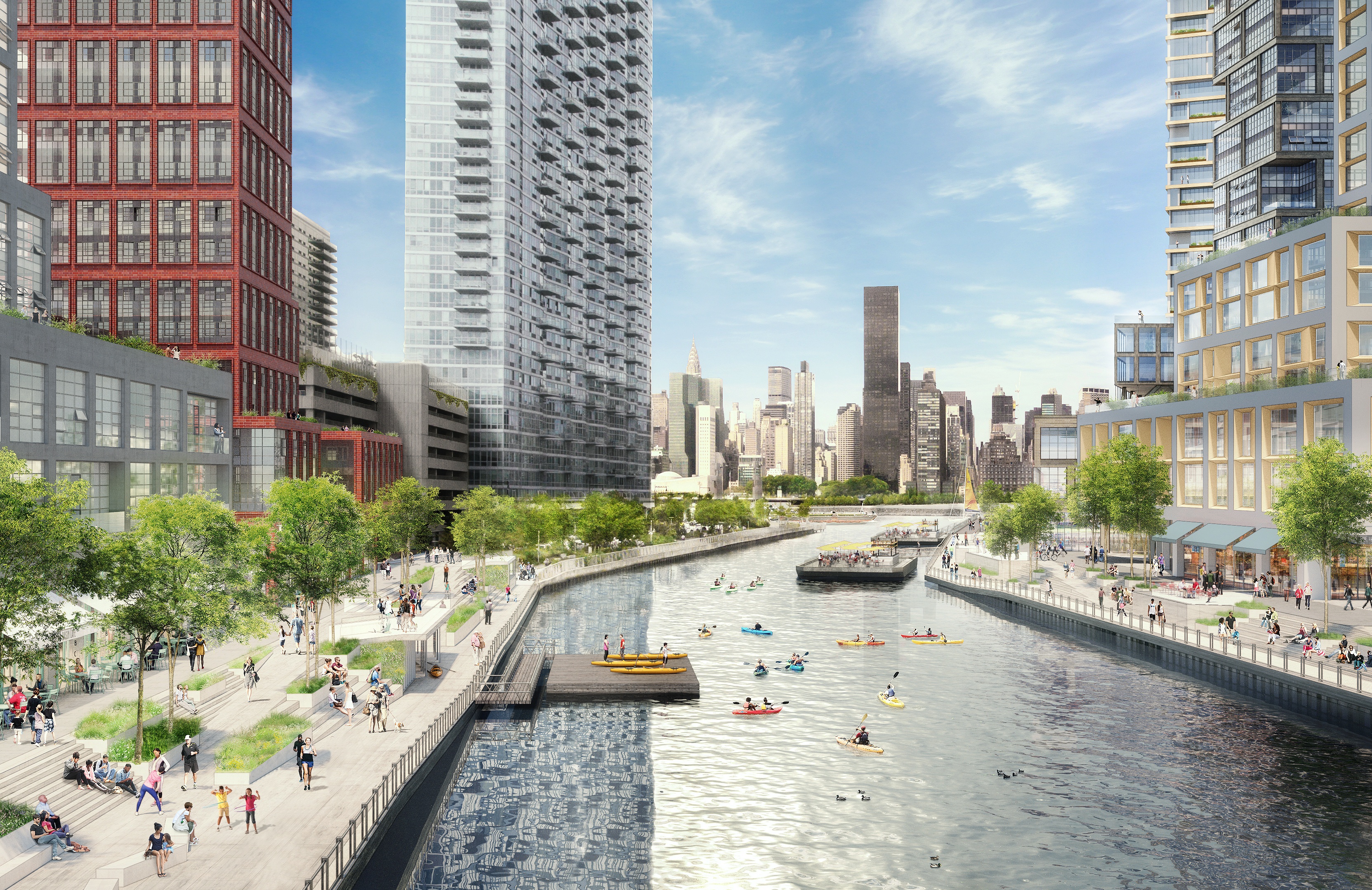 Anable Basin proposal envisions a massive mixed-use district along ...