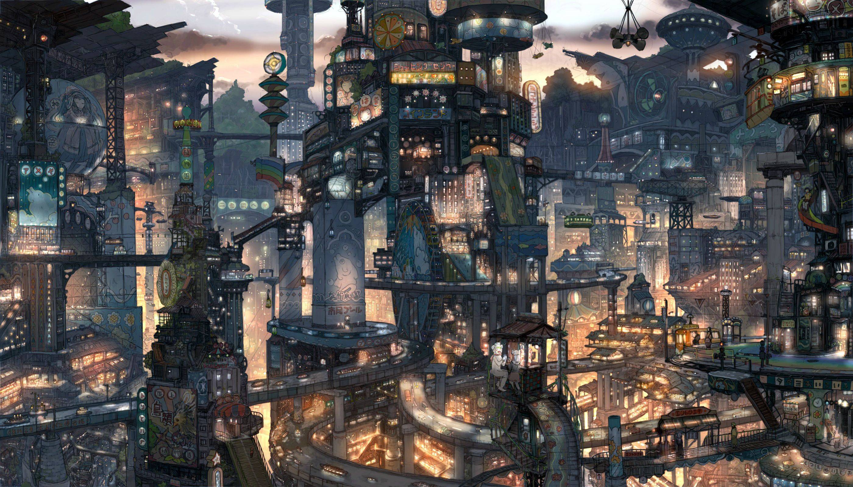 Carnival - City of Lights (source unknown) : ImaginaryLandscapes