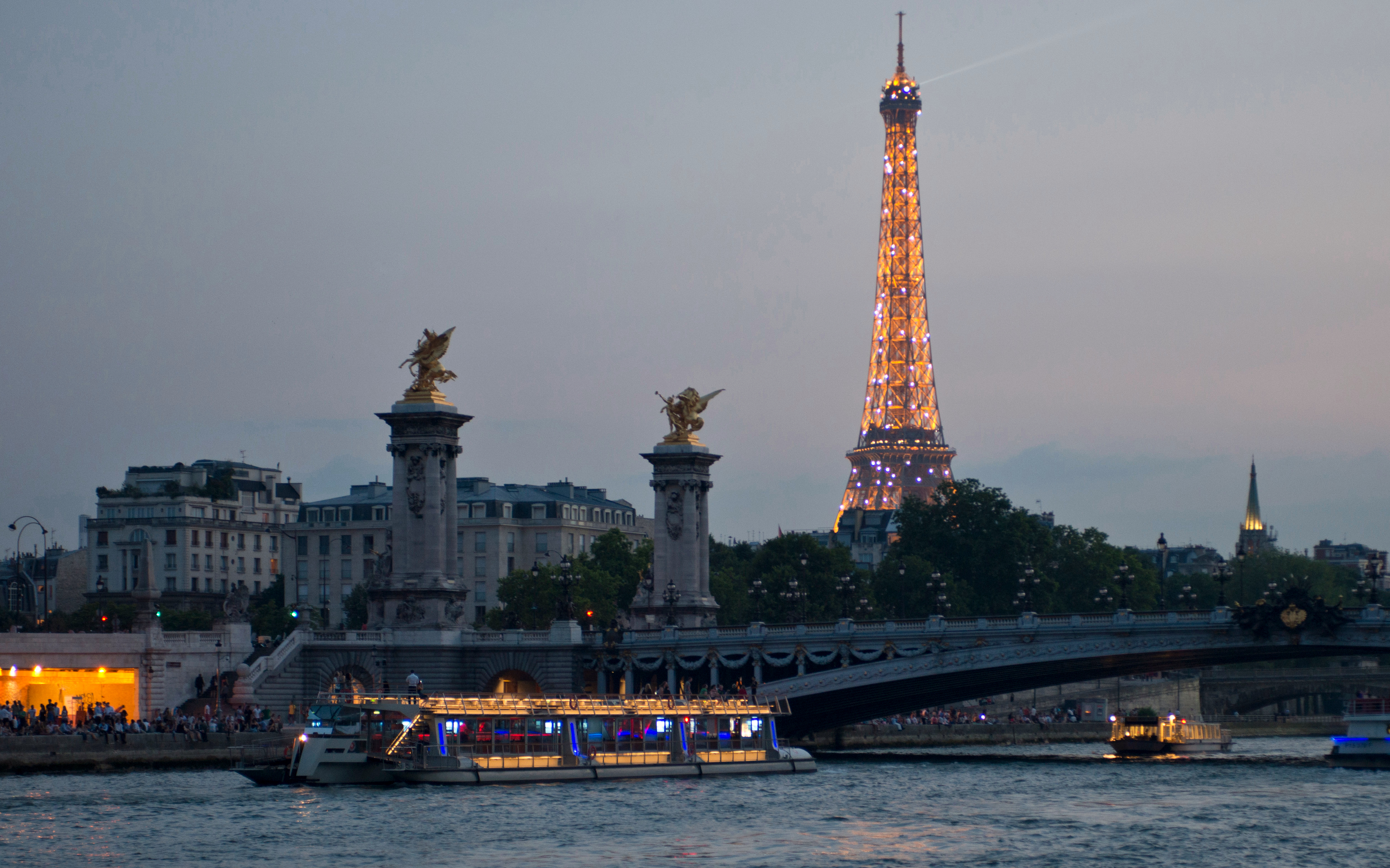 City of Lights: Paris After Dark Sightseeing Cruise