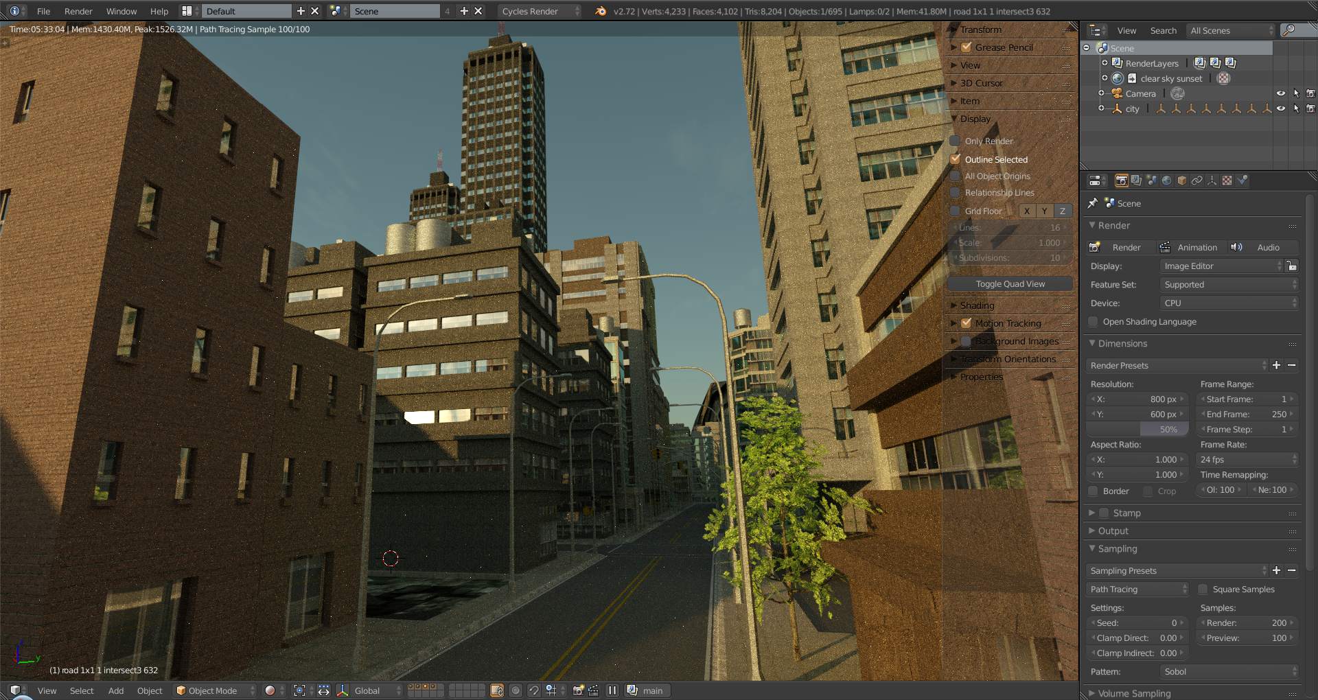 Scene City 0.7 released - BlenderNation