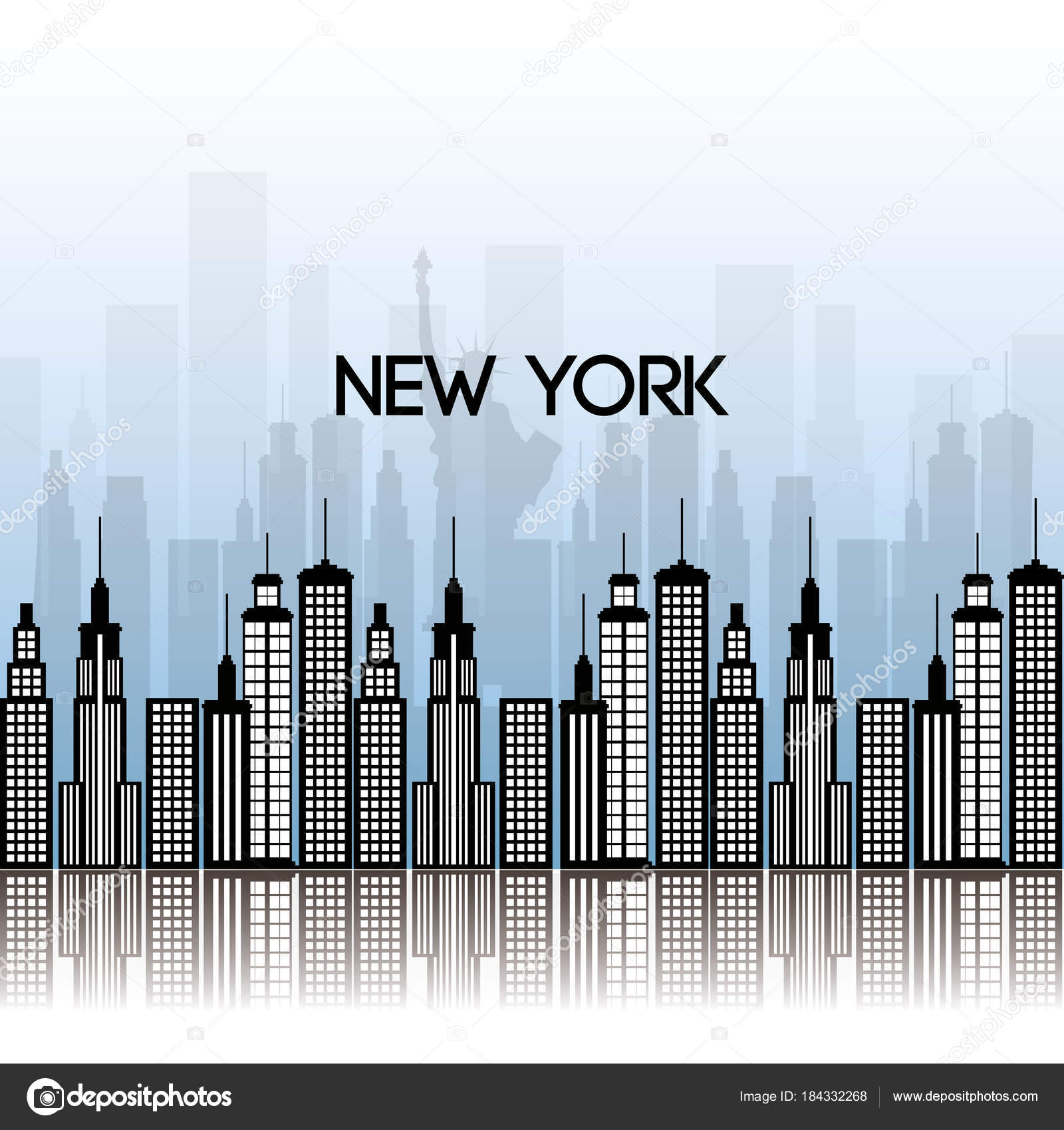 new york city scene — Stock Vector © yupiramos #184332268