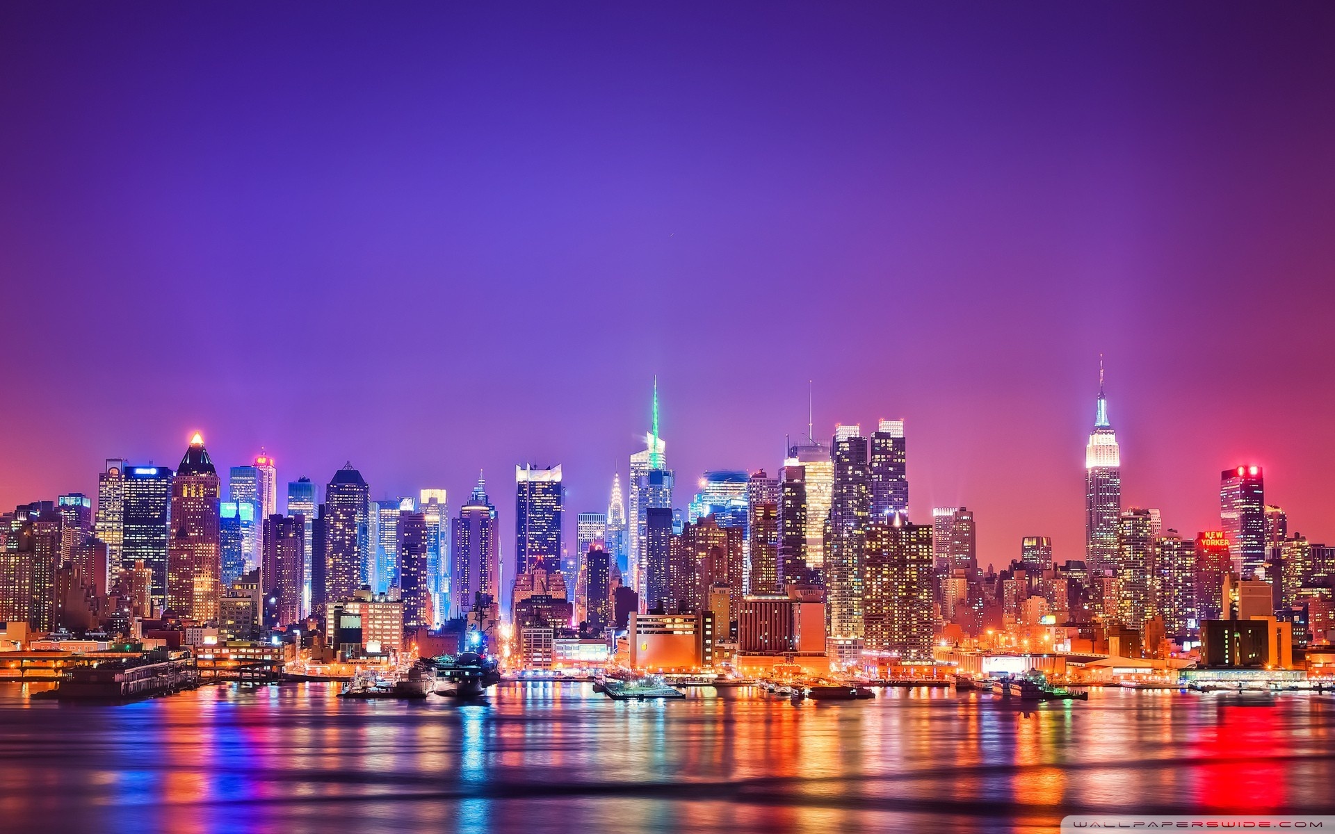 New York City Skyline at Night ❤ 4K HD Desktop Wallpaper for 4K ...