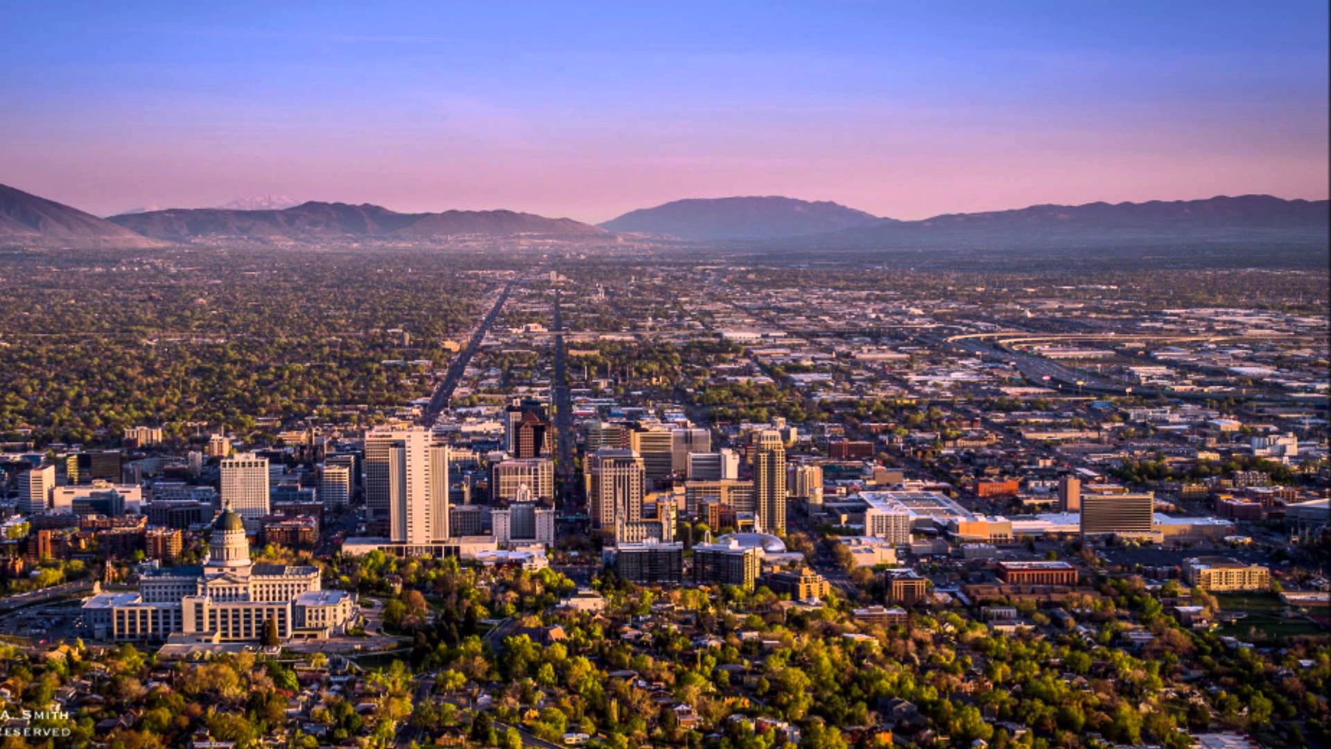 Salt Lake City Skyline - YouTube. 