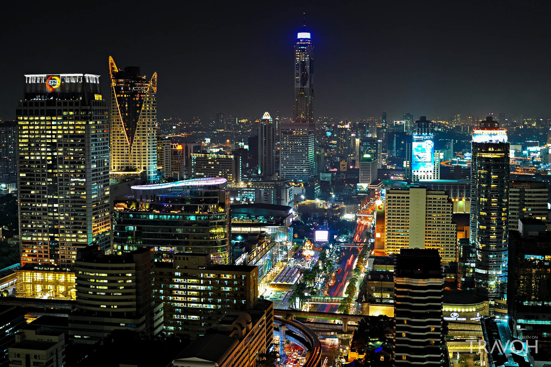 St. Regis Luxury Hotel Bangkok, Thailand – City View at Night | TRAVOH