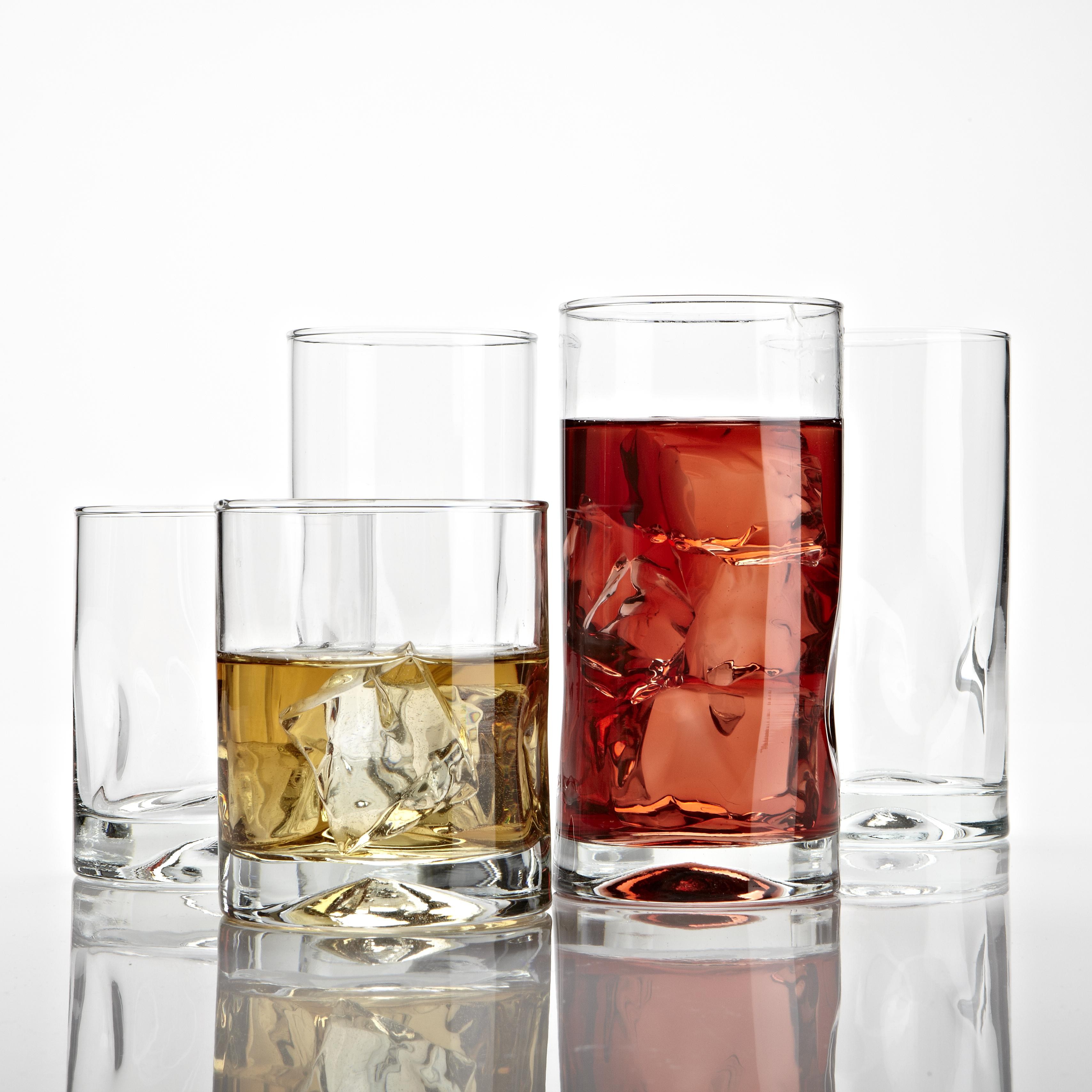 Crisa Impressions Drinking Glass - Set of 16 | Kitchen Stuff Plus