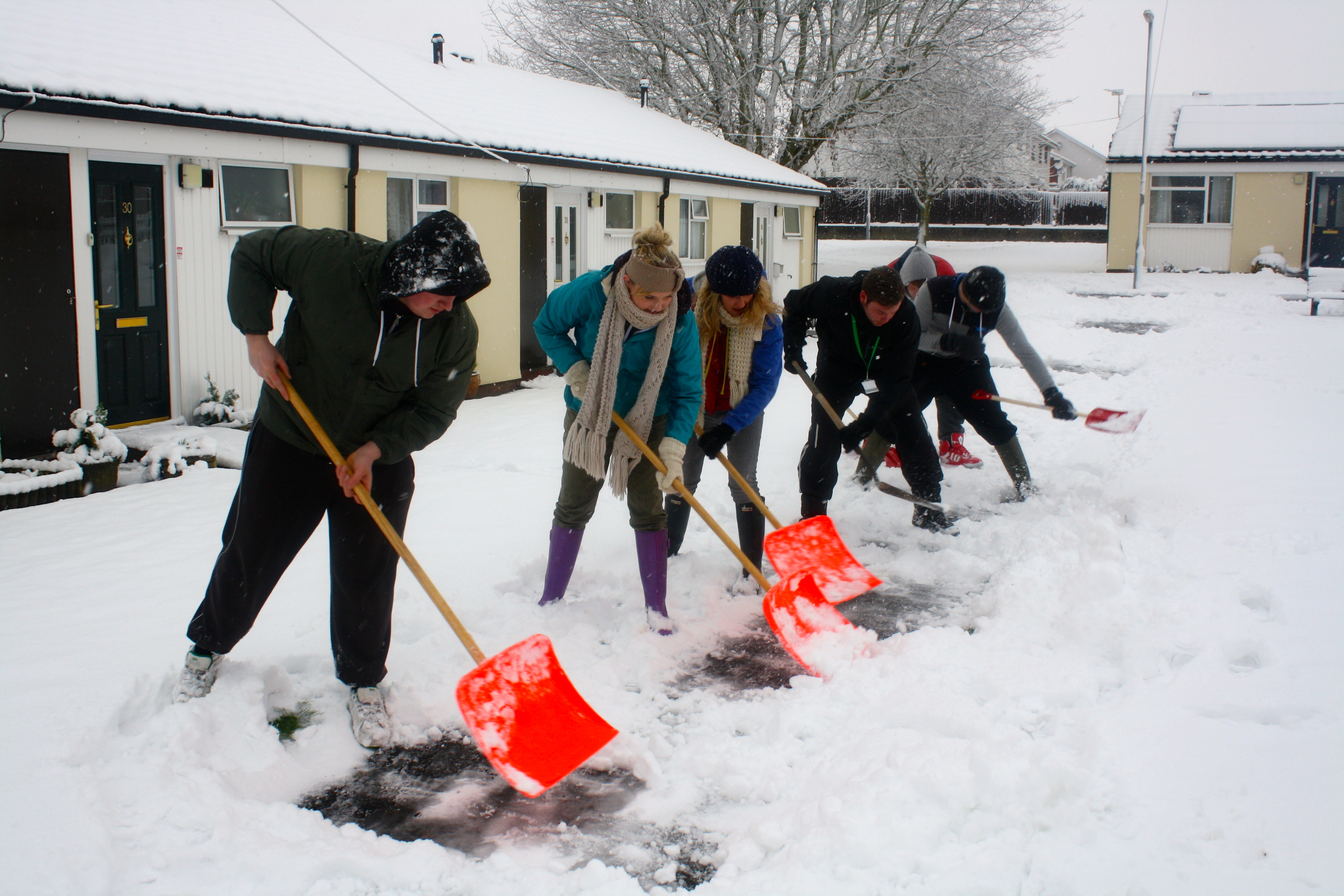 Freezing temperatures don't put off Monmouthshire's young people ...