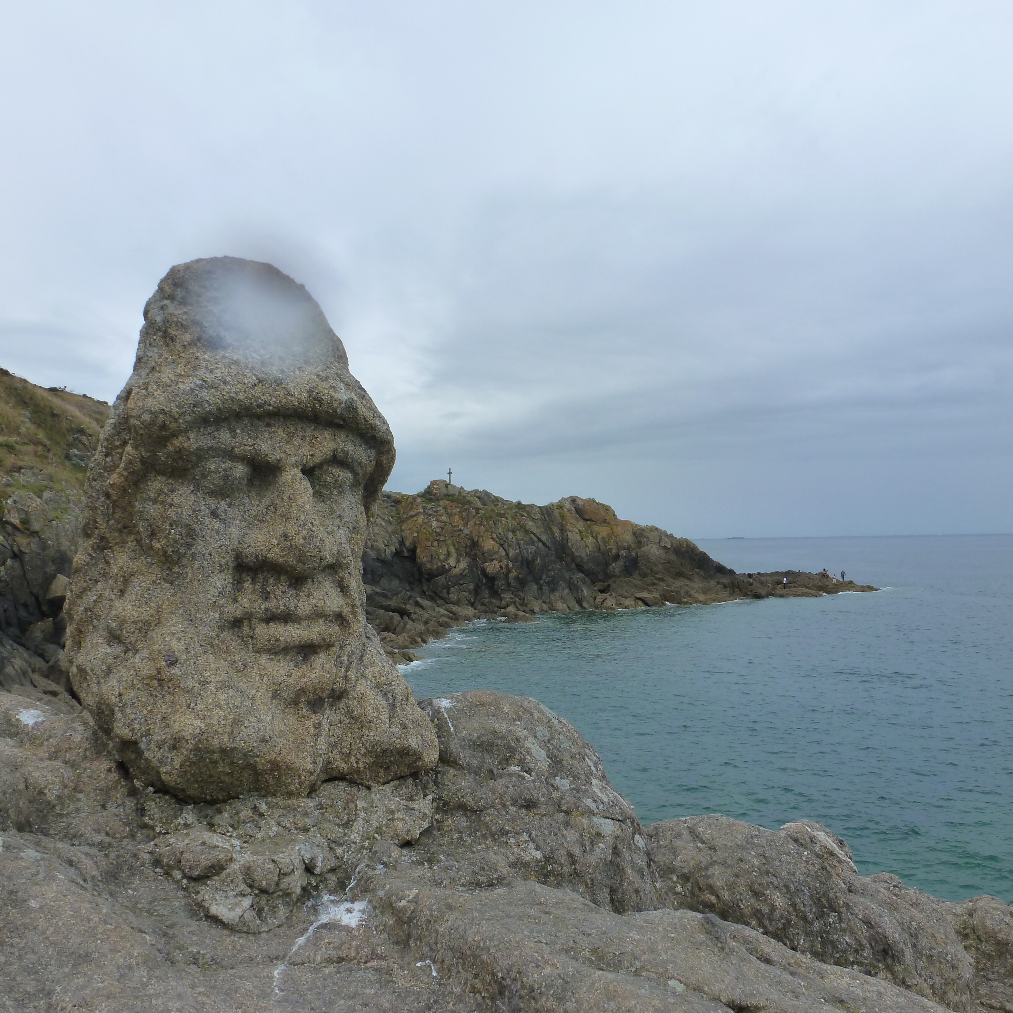 The French Cliff carved into Legends of Old by One Mute Abbot