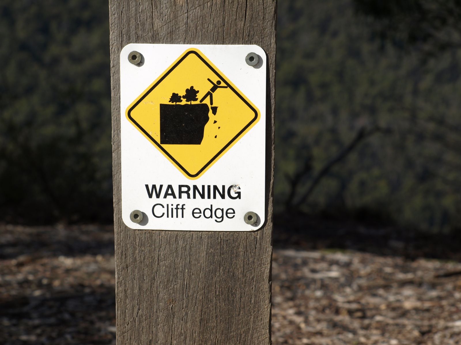 Cliff Edge warning in Australia | Australian Memories | Pinterest ...