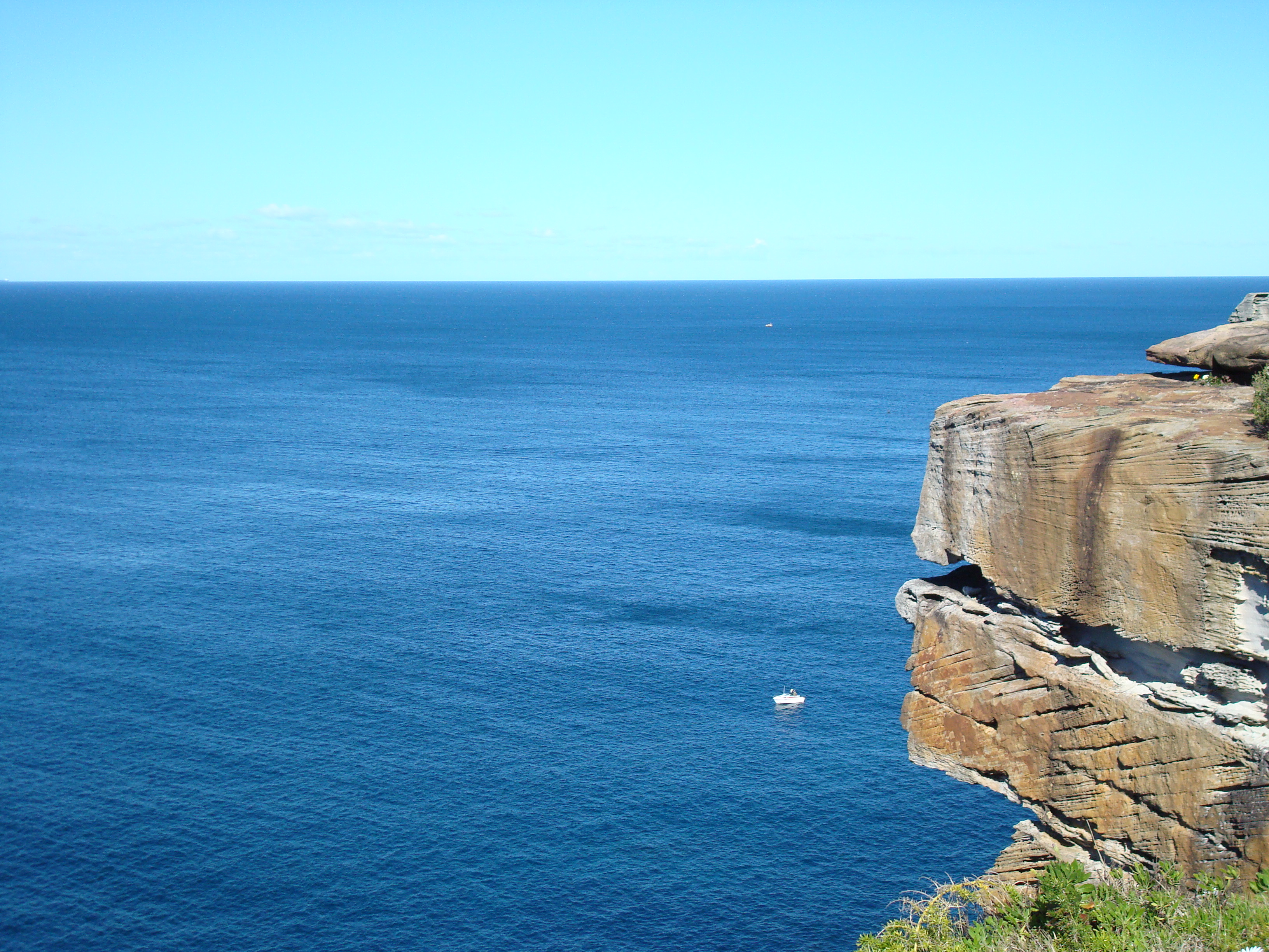 Cliffs, Blue, Cliff, Landscape, Ocean, HQ Photo