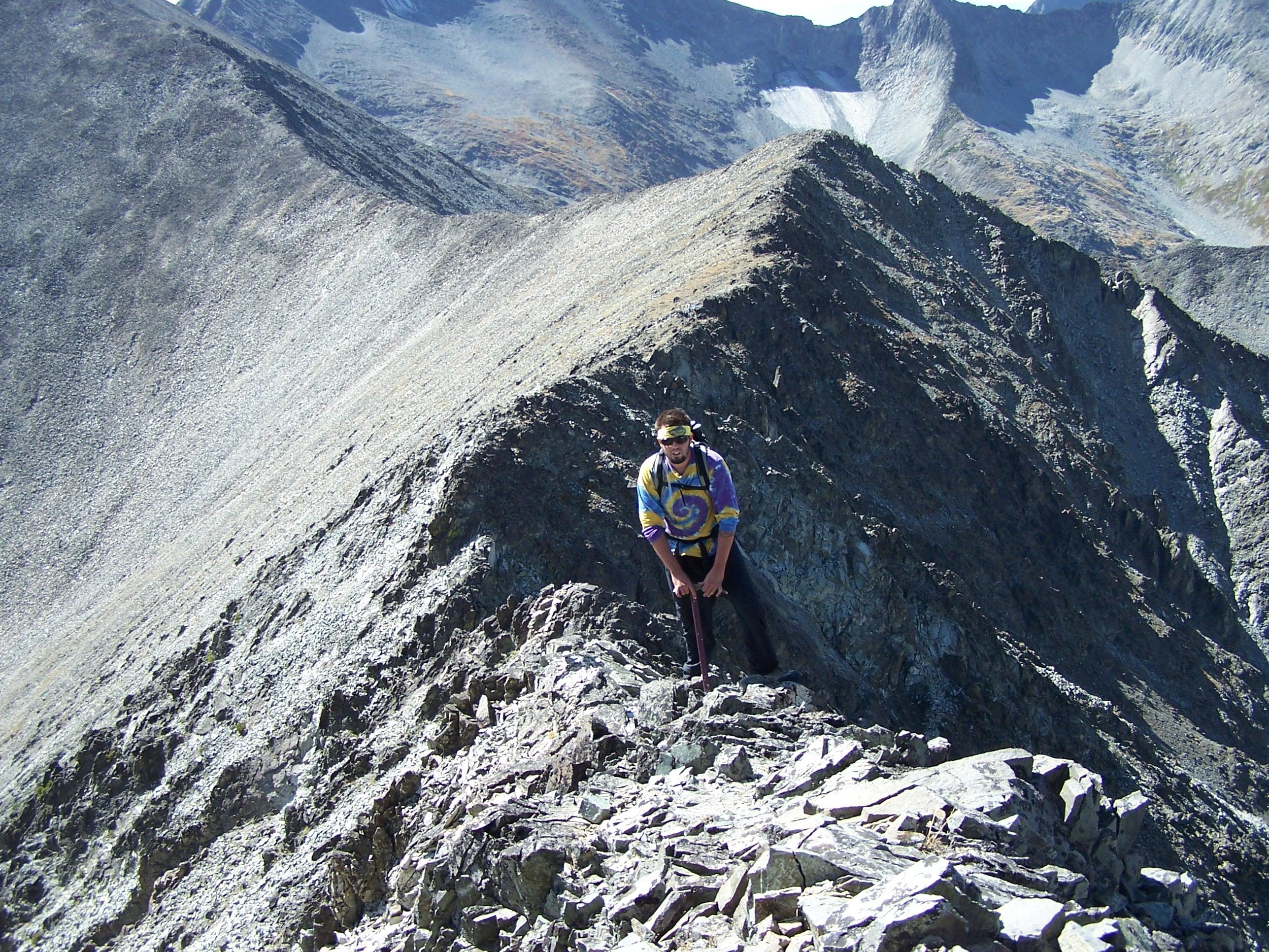 Climbing the Western Ridge of Crazy Peak : Photos, Diagrams & Topos ...