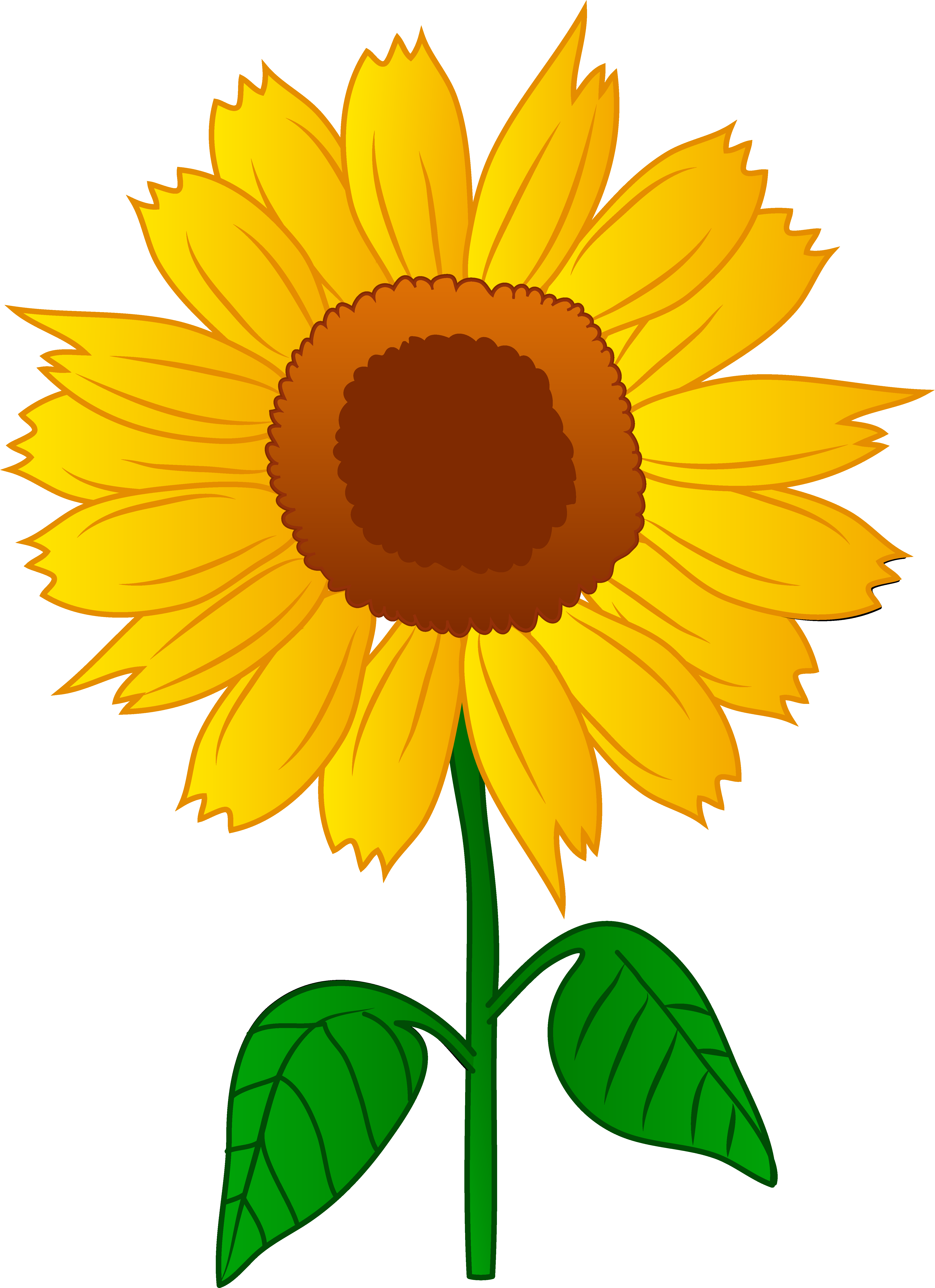 Sunflower Clip Art Free Printable | Clipart Panda - Free Clipart Images