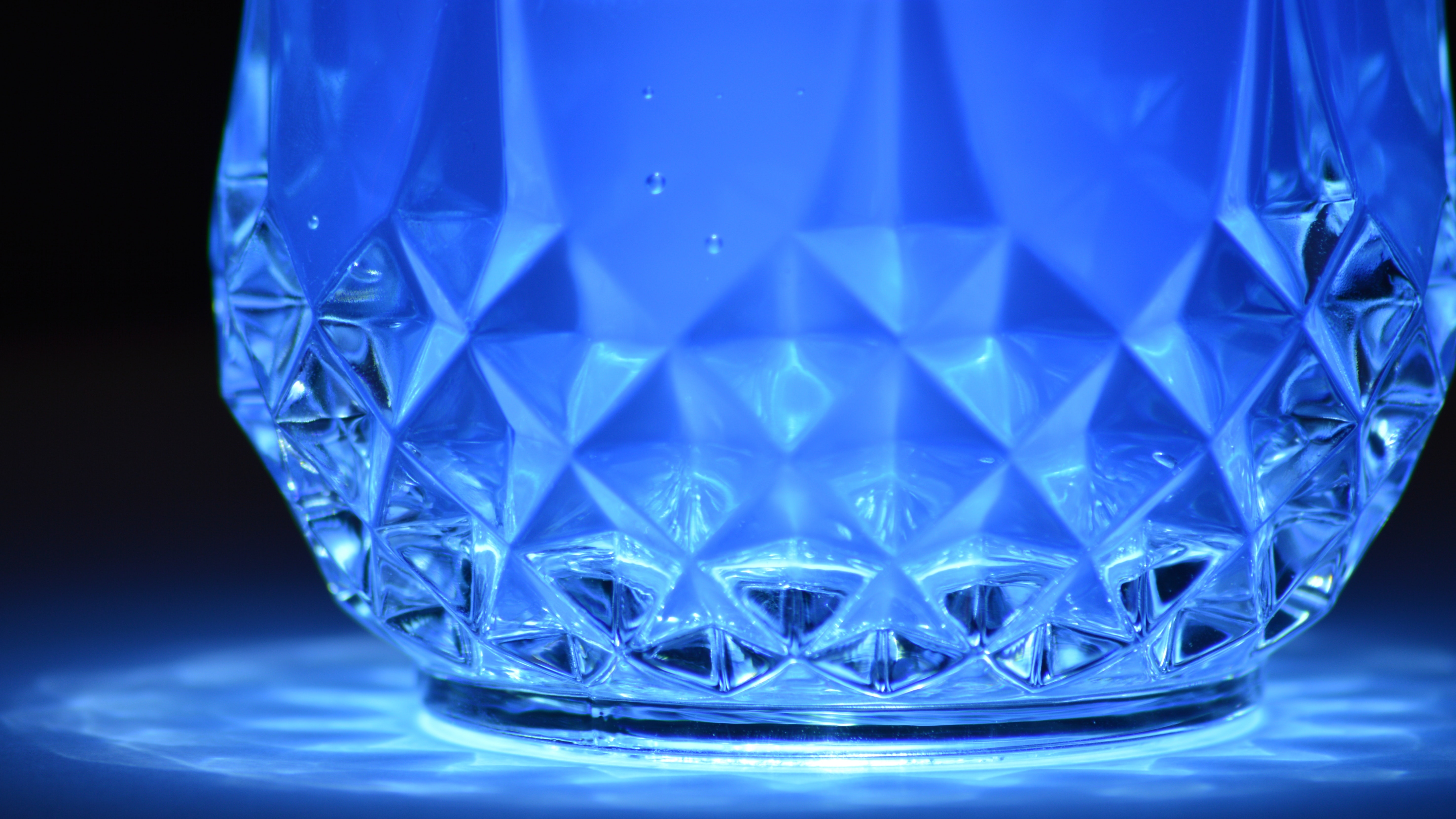 Close-up of Blue Reflection, Illuminate, Texture, Shining, Round, HQ Photo