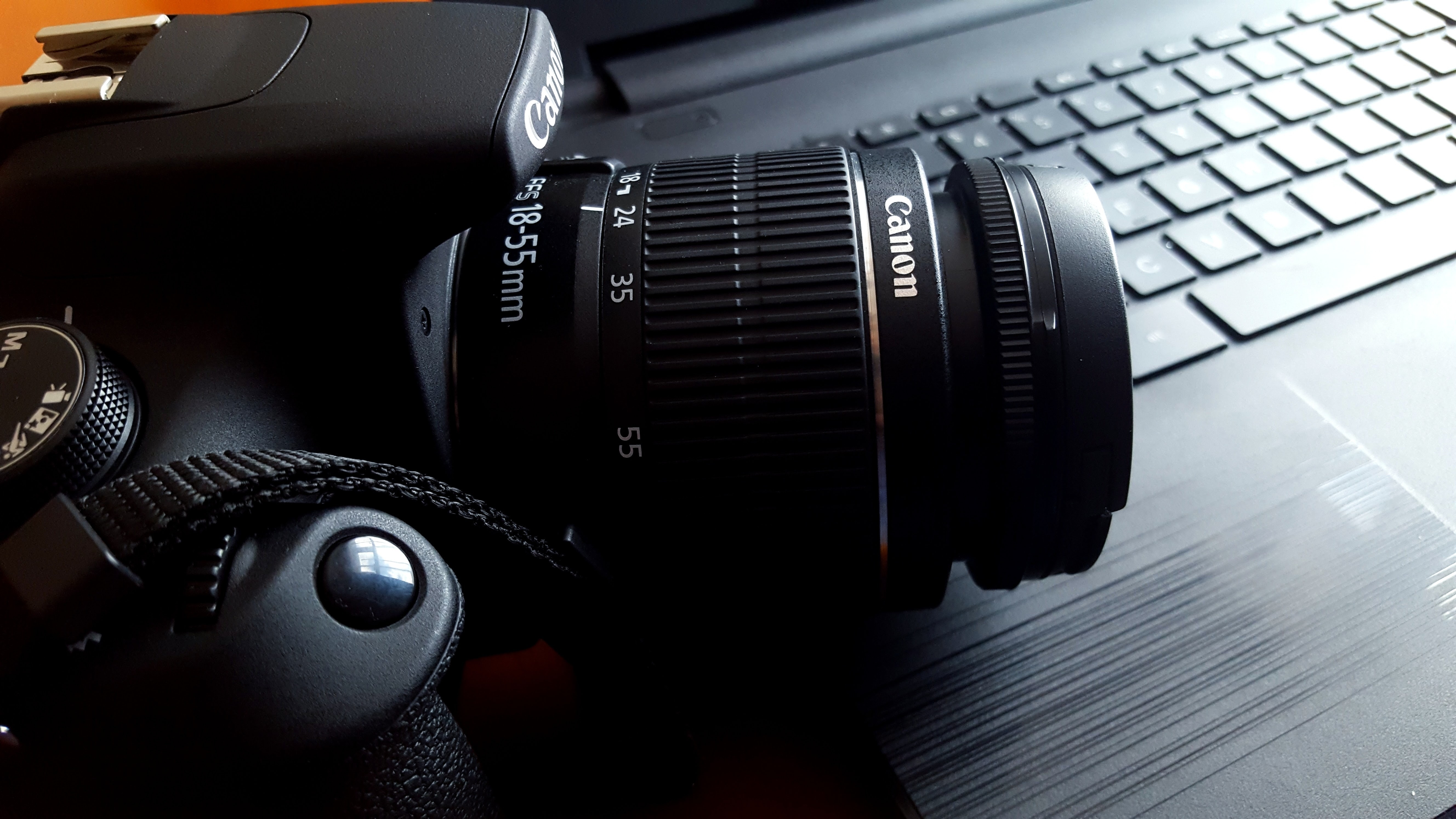 Close-up of Canon Camera, Analogue, Focus, Studio, Photography, HQ Photo