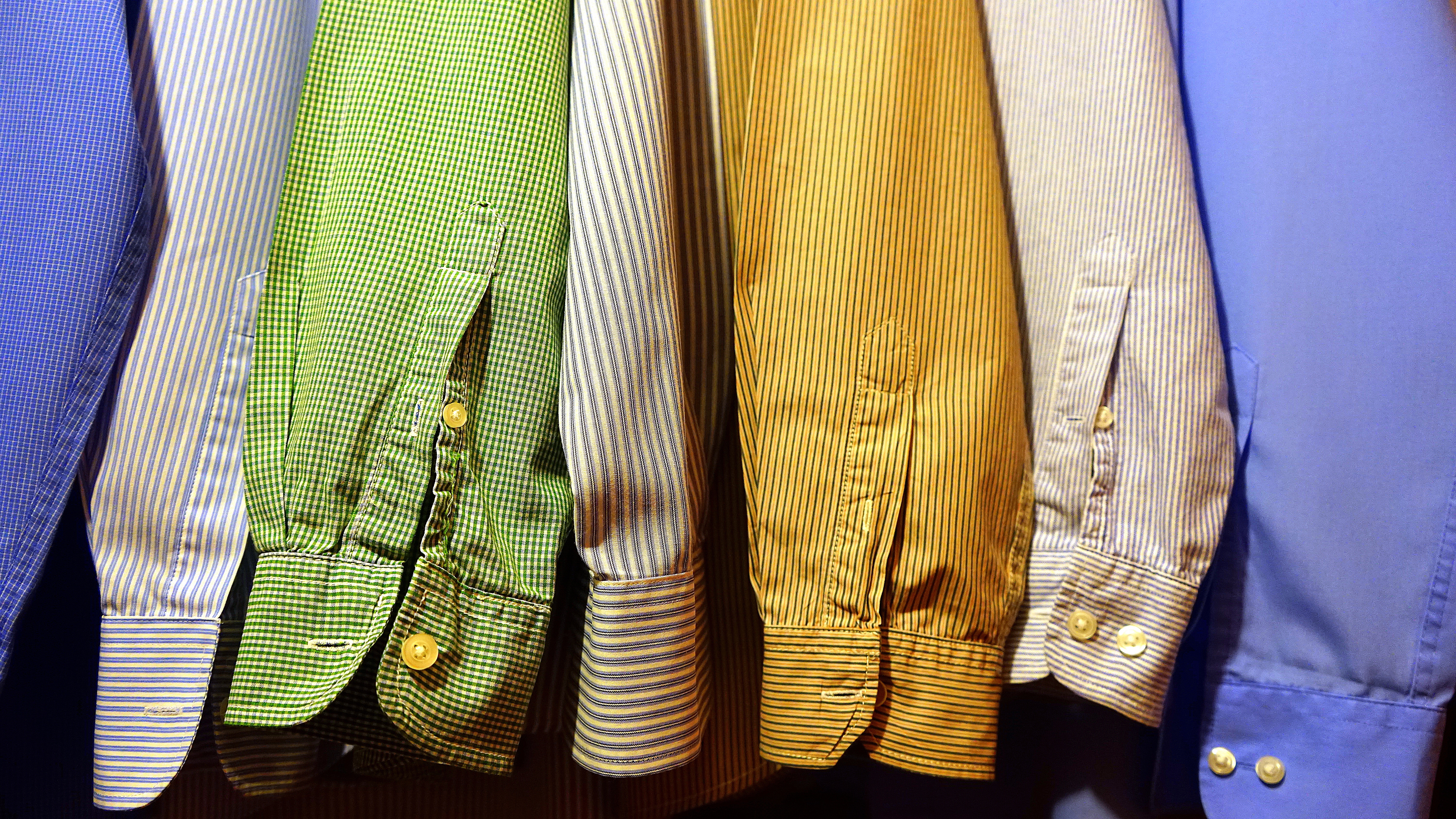 Close-up of Clothes Hanging on Fabric, Casual, Clothes, Clothing, Colorful, HQ Photo