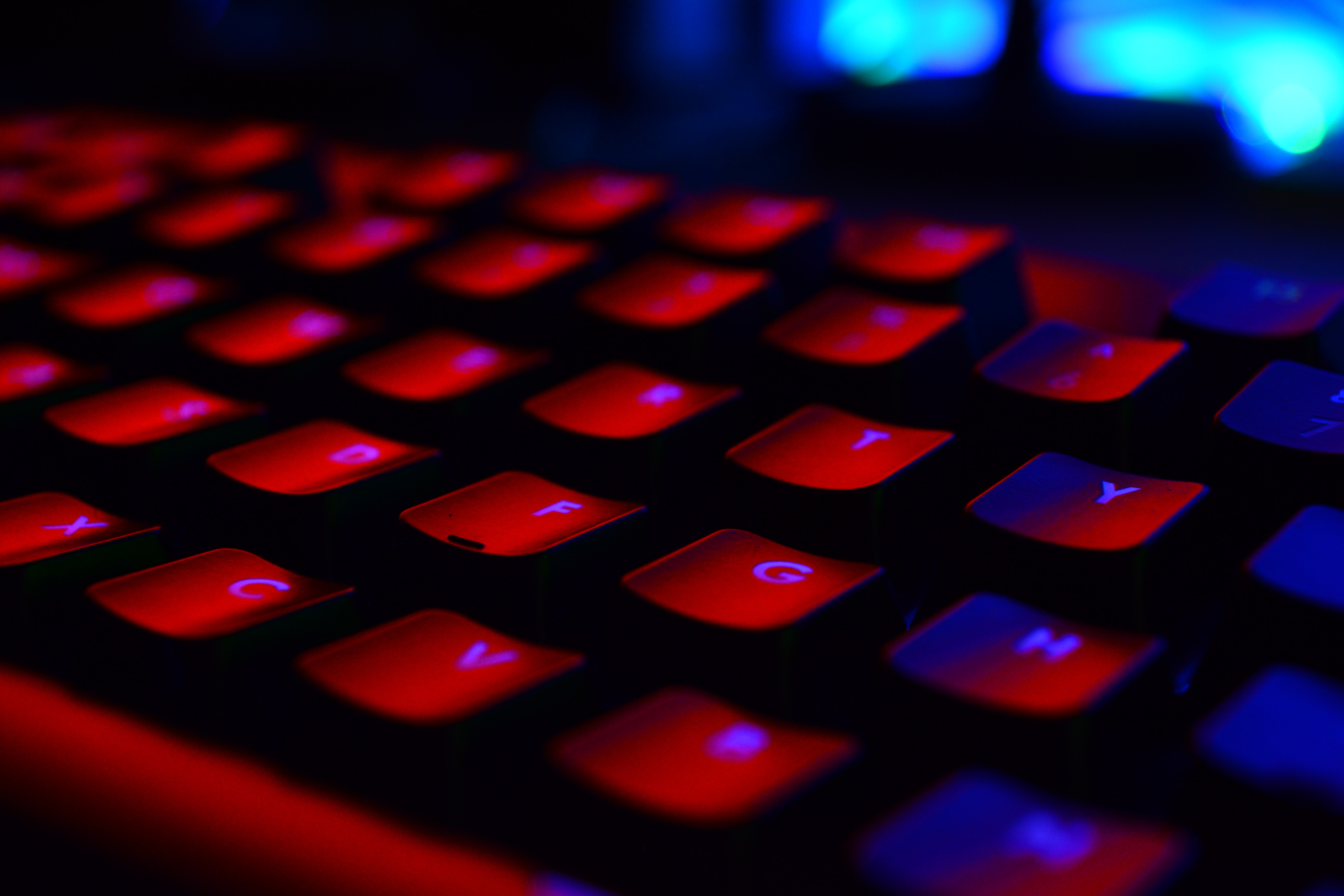 Close-up of computer keyboard photo