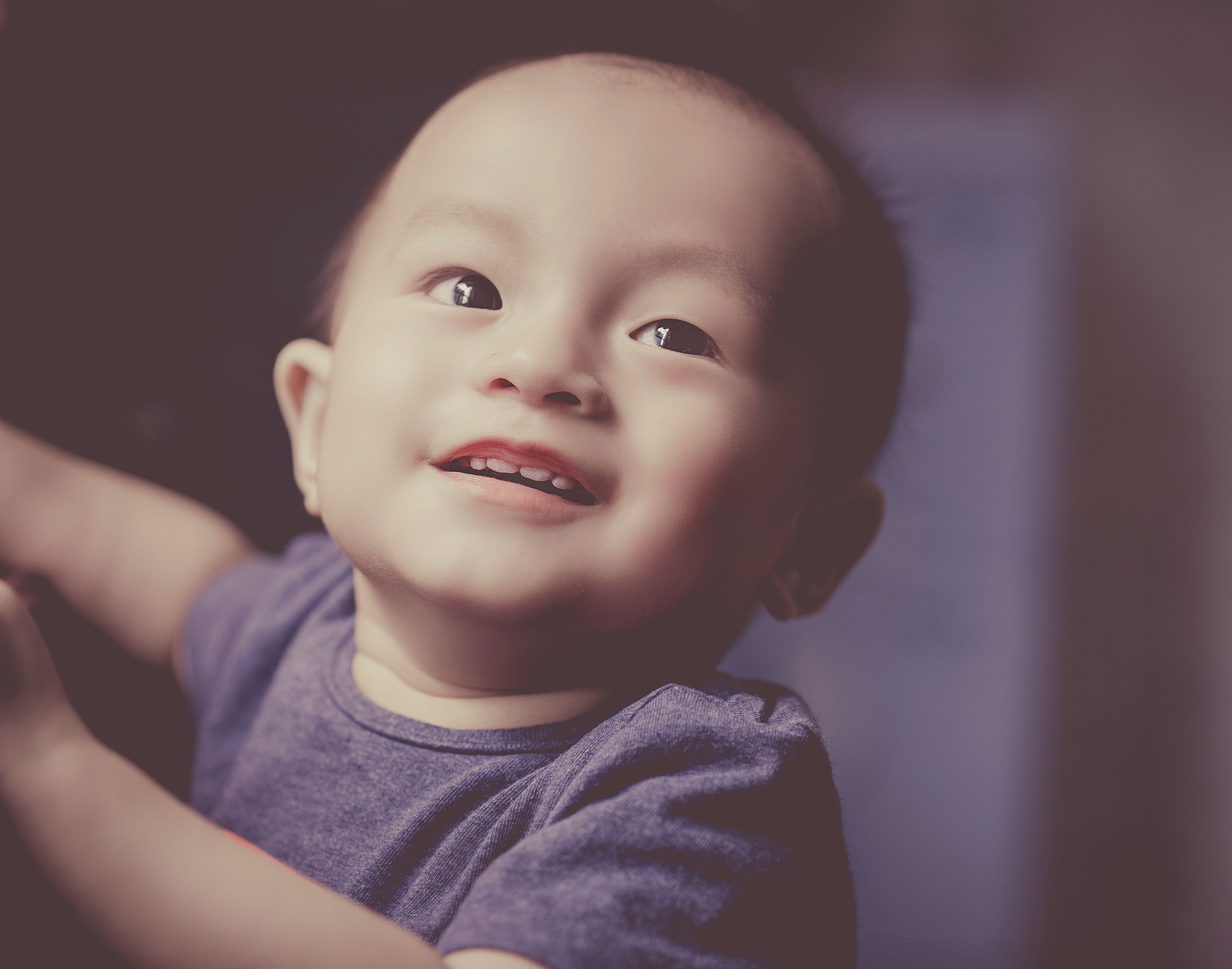 Free Photo Close Up Photography Of A Smiling Baby Adorable Happy