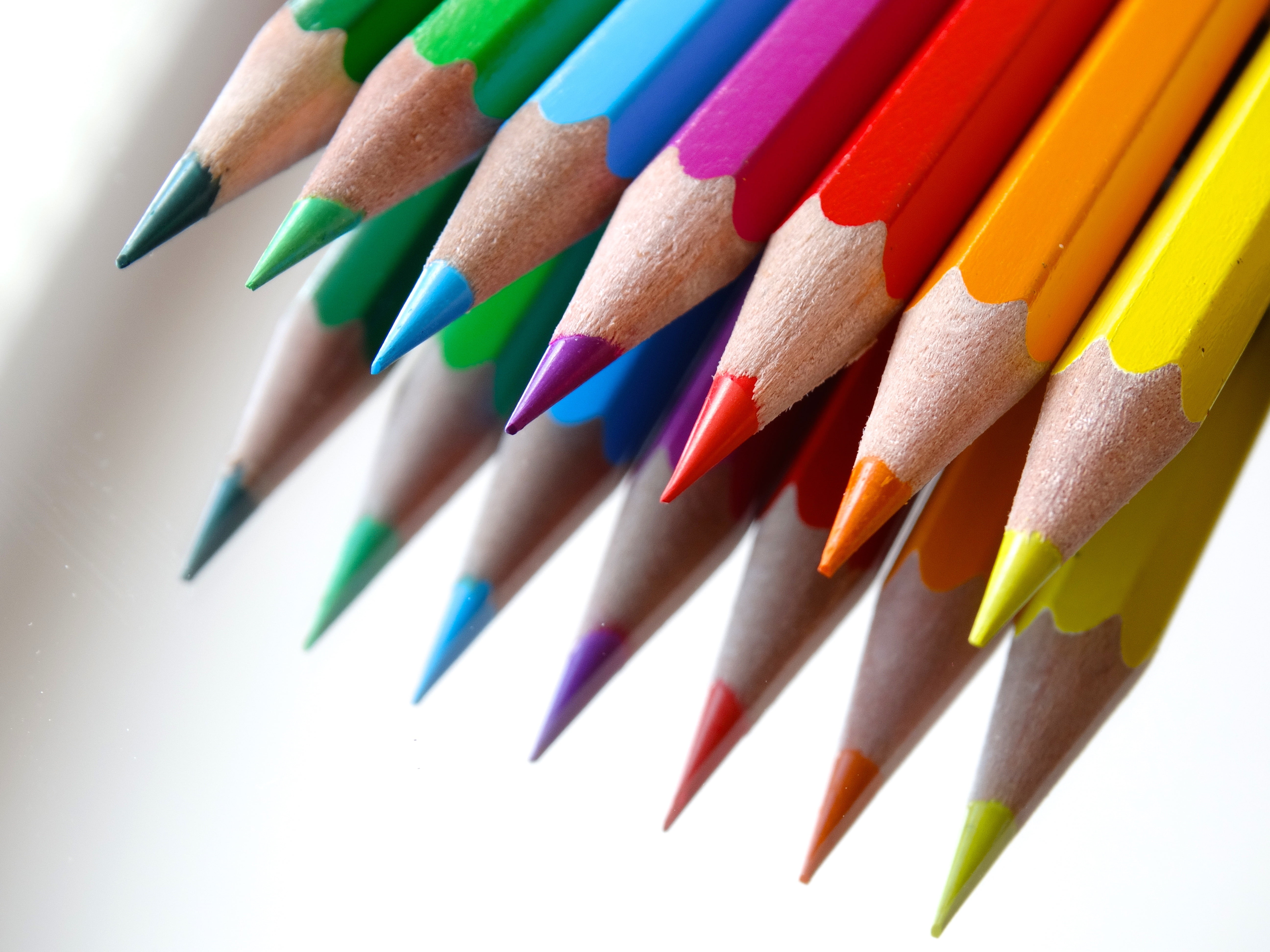 Assorted crayons in close-up photography HD wallpaper | Wallpaper Flare