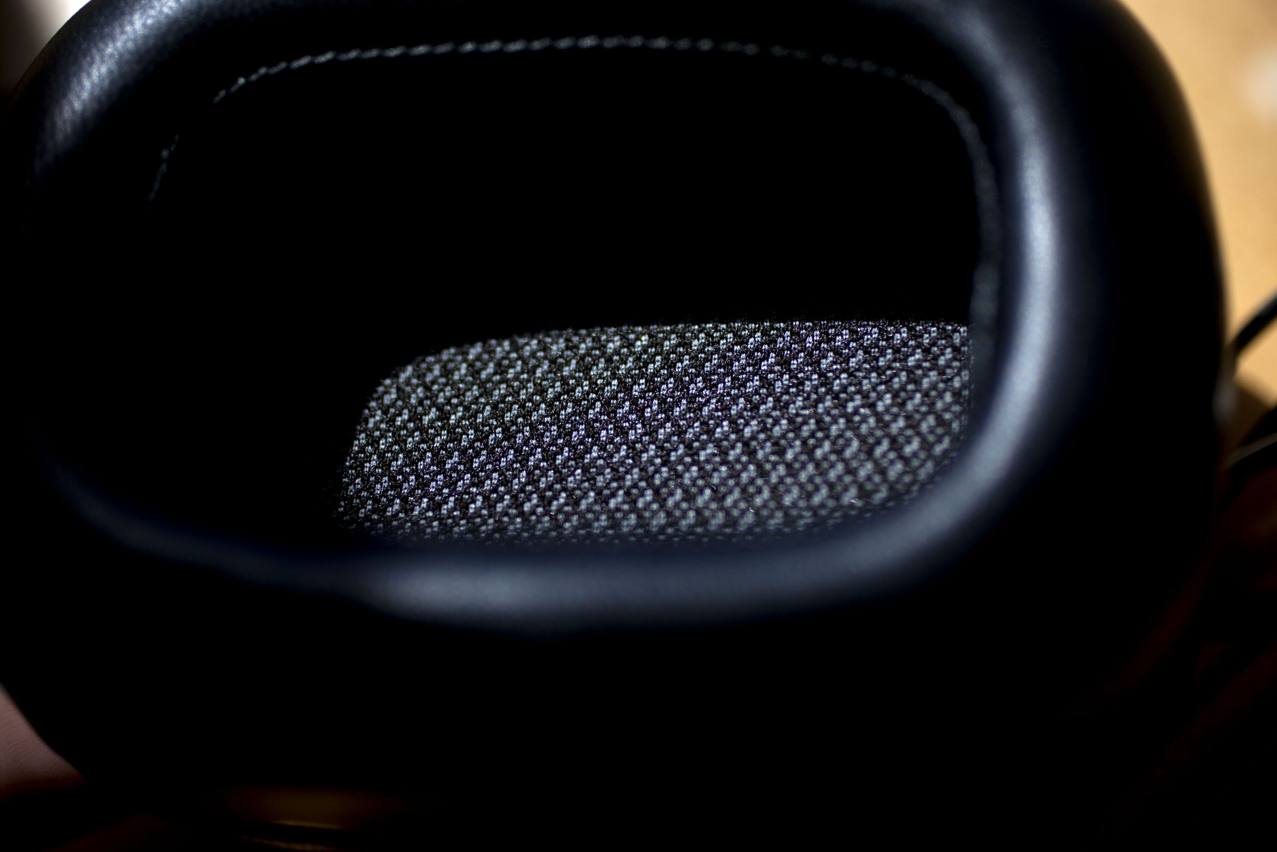 Close-up of headphone photo