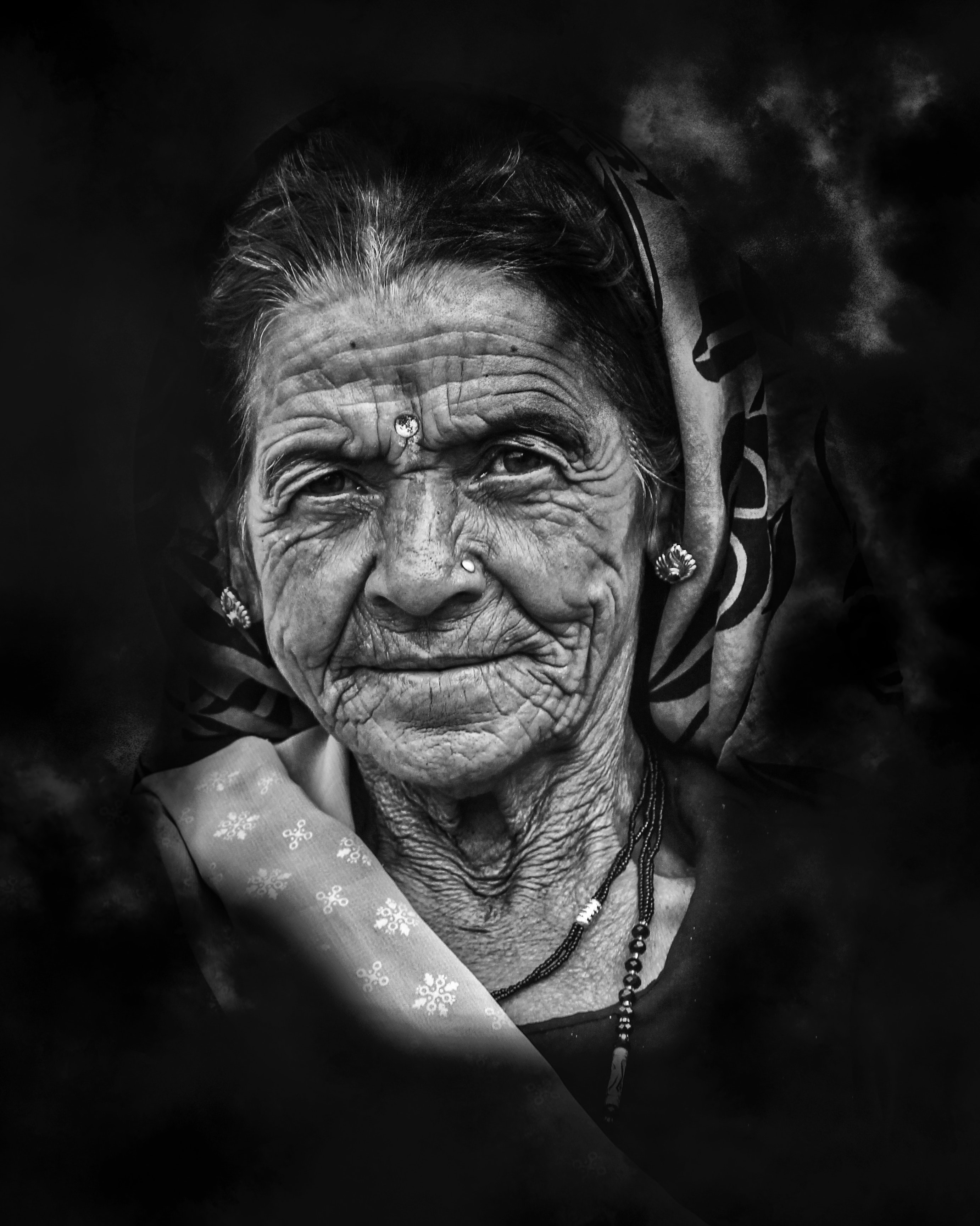 Closeup Photo of Woman Portrait, Accessories, Indian portrait, Woman, Wear, HQ Photo