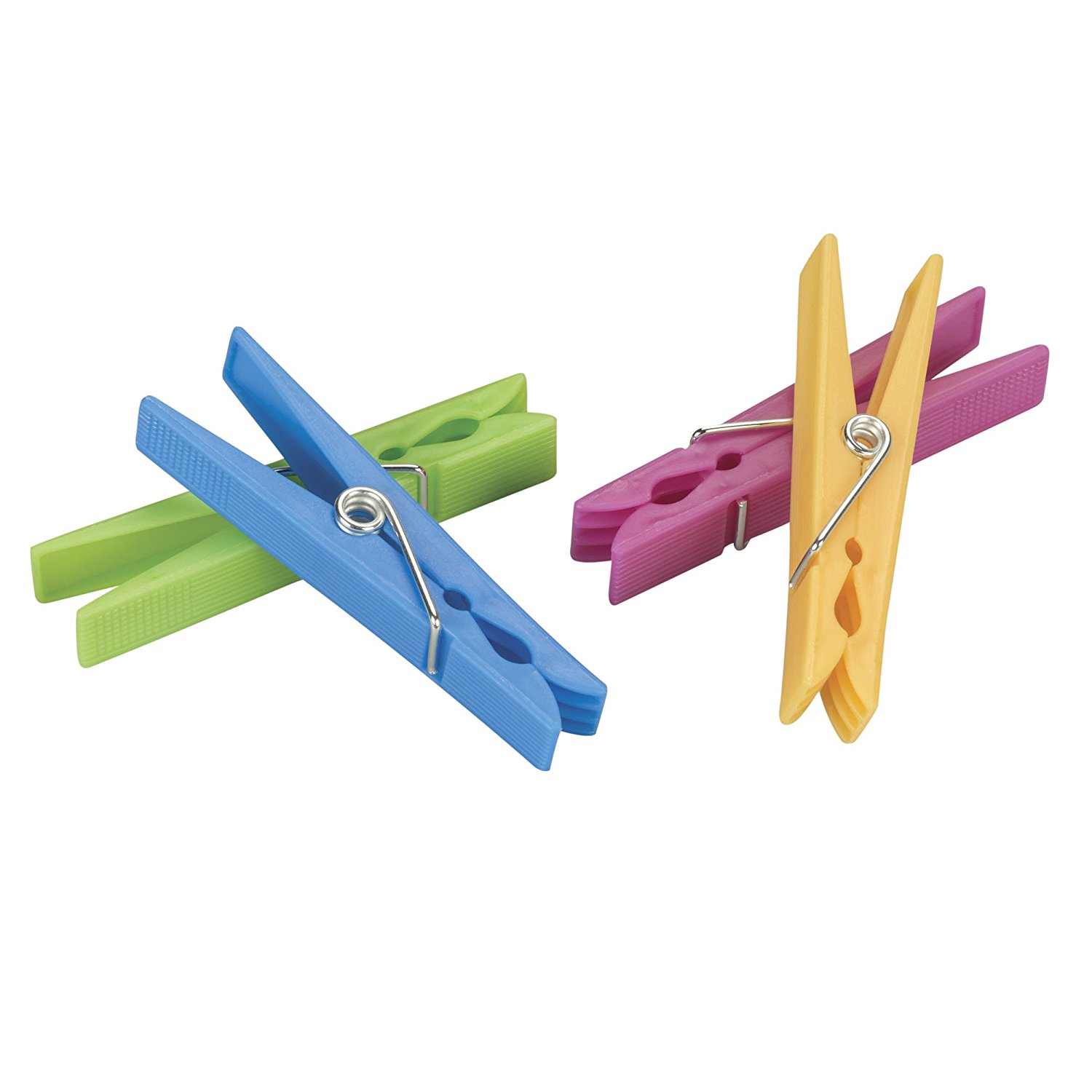 Amazon.com: Household Essentials Plastic Clothespins, Blue/Green ...