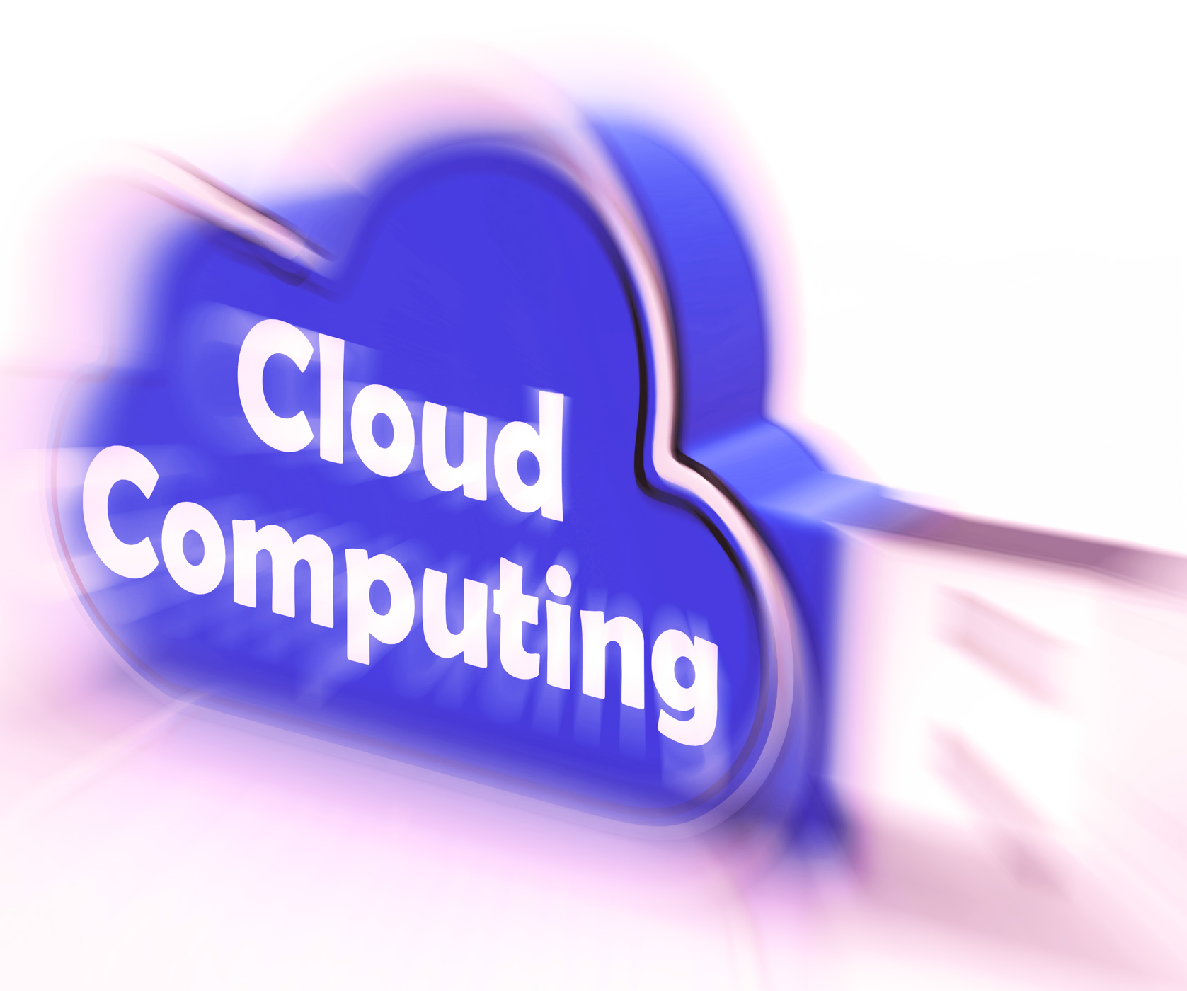 Cloud Computing Cloud USB drive Shows Digital Services And Online Back, Cloud, Network, Web, Technology, HQ Photo