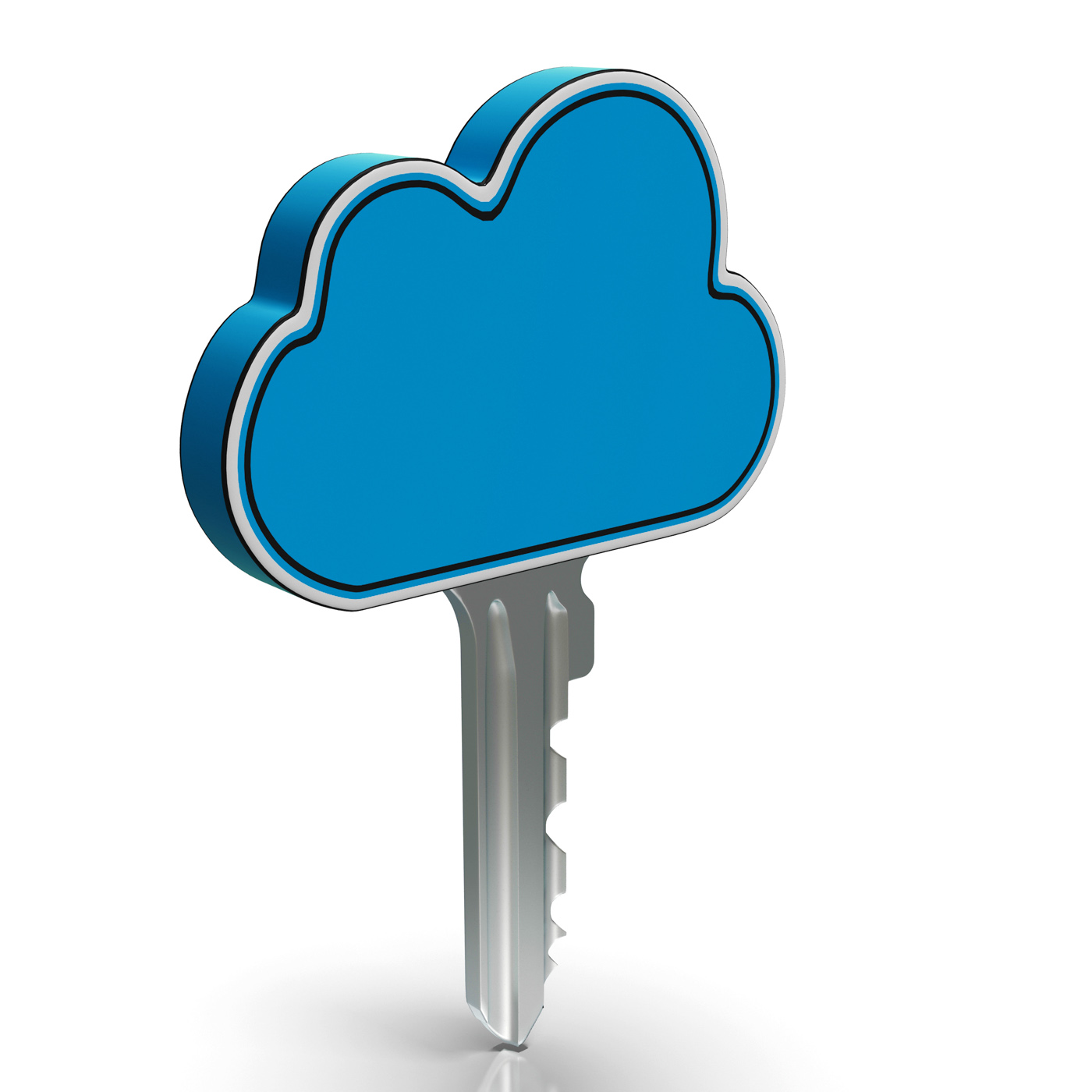 Cloud Computing Key Shows Internet Security, Cloud, Cloudcomputing, Computing, Confidentiality, HQ Photo