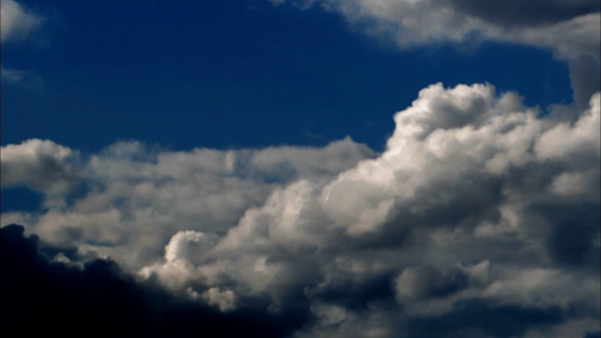 Puffy white cloud formation Stock Video Footage - VideoBlocks