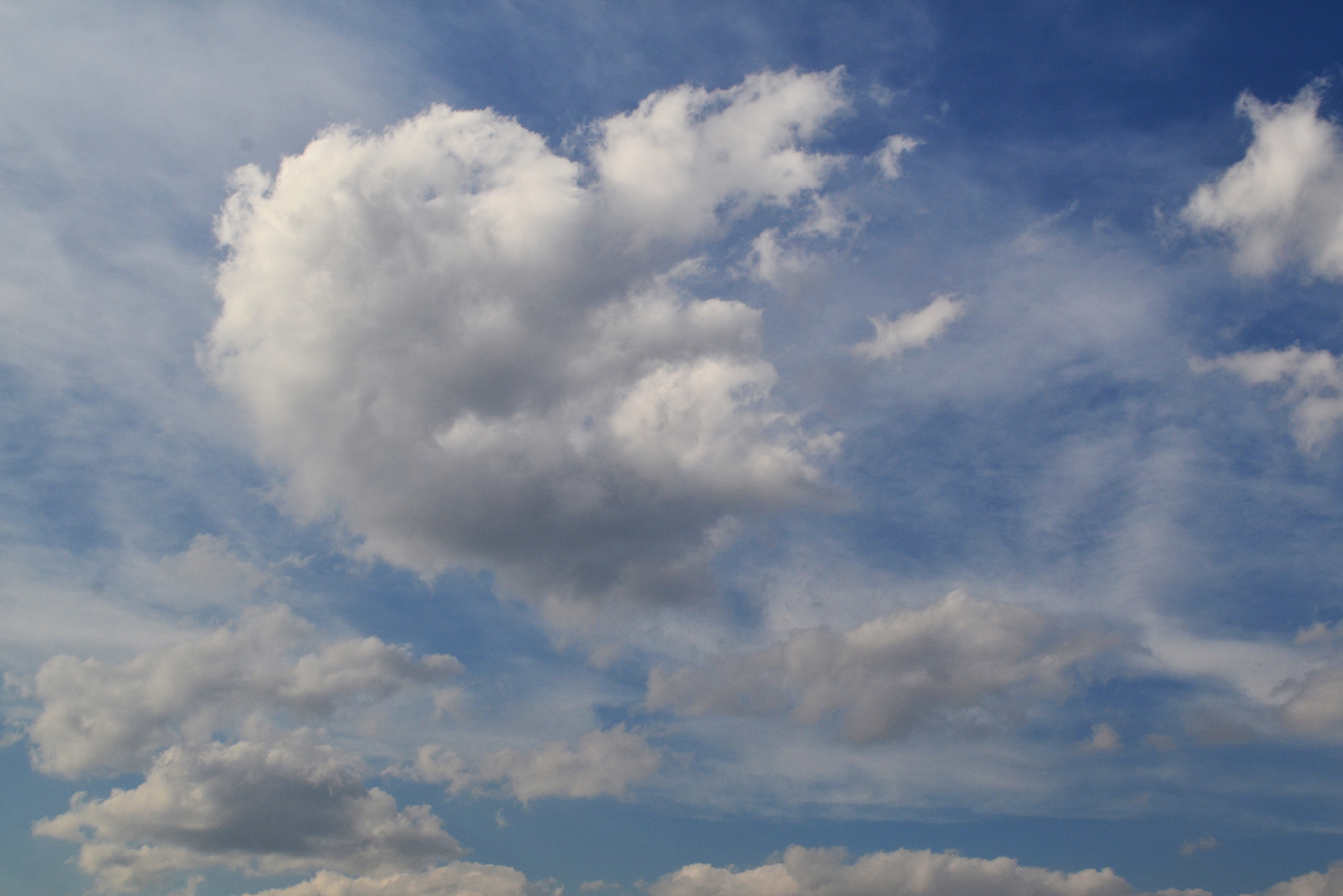 Free stock photo of blue, clouds, puffs