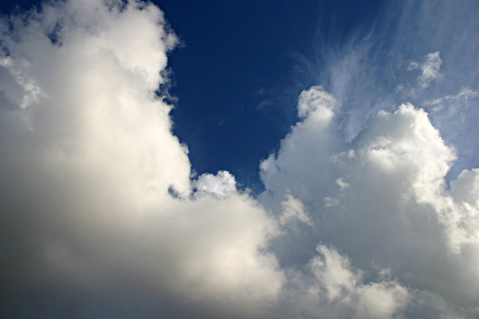 Clouds, Blue, Dark, Heaven, Puffy, HQ Photo