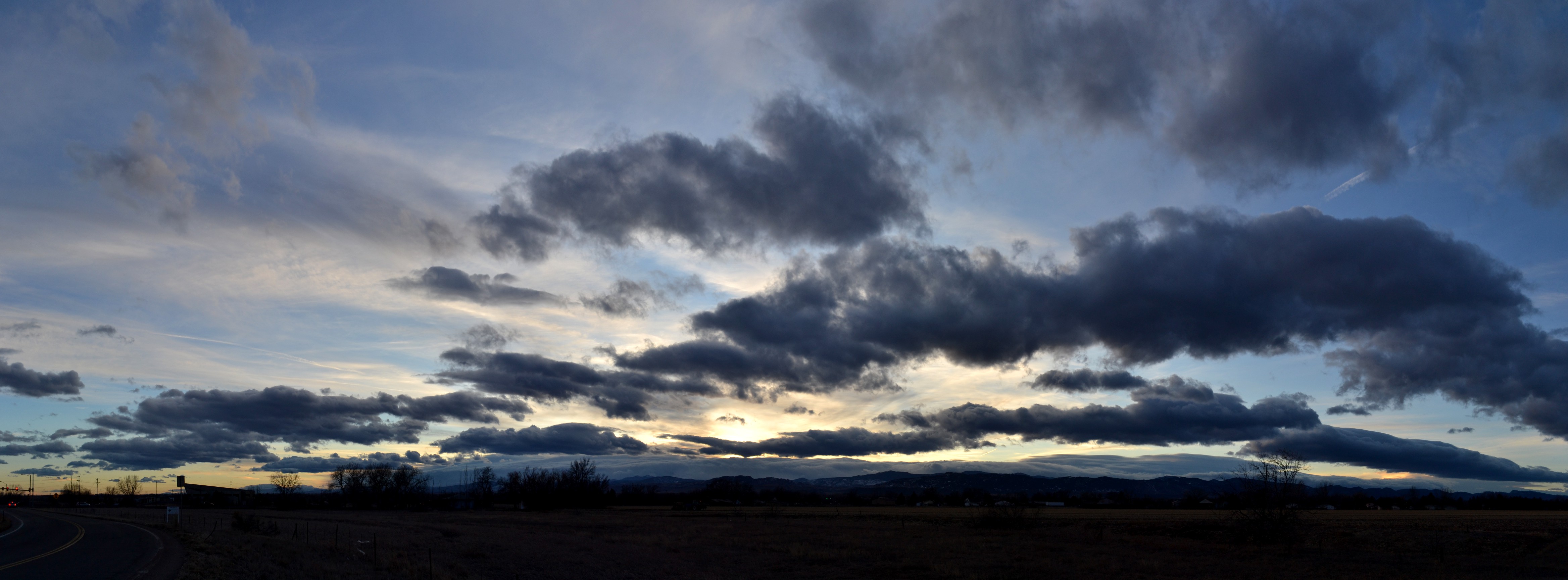 Dark Stratus Clouds, Evening, 2012-01-19 - Stratus | Colorado Cloud ...
