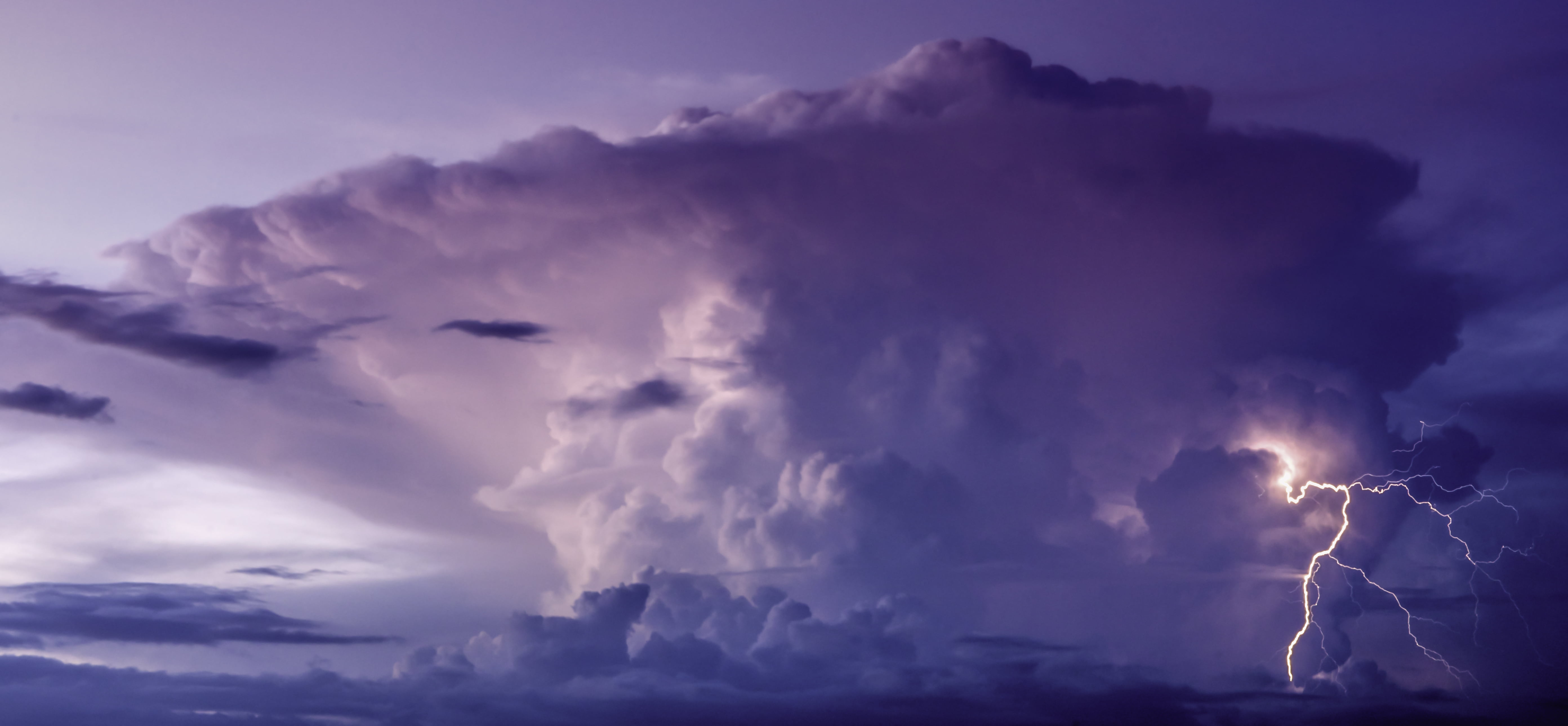 Comulu nimbus clouds with lighting HD wallpaper | Wallpaper Flare
