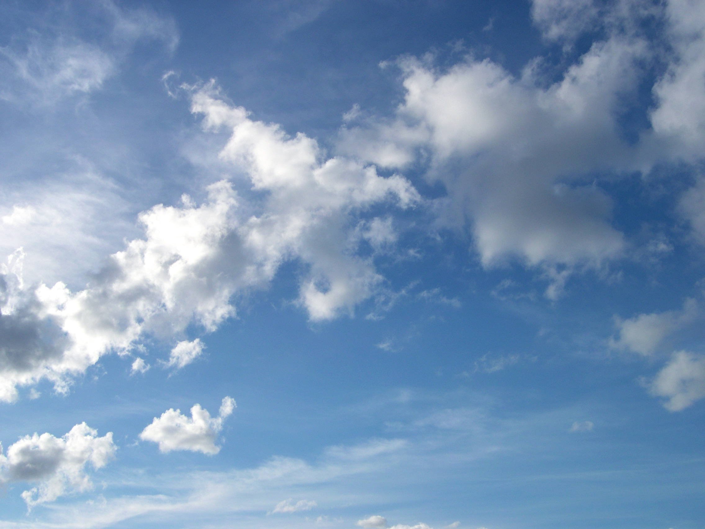 Clouds in the sky, Blue, Clear, Clouds, Cloudy, HQ Photo