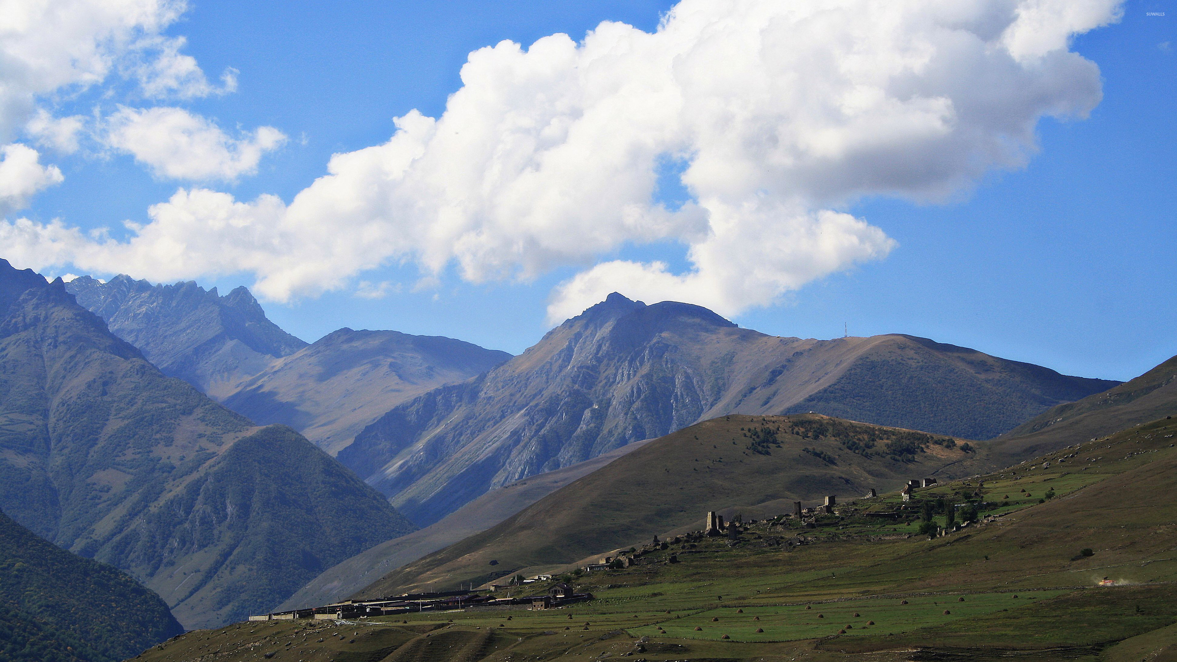 Fuzzy clouds over the mountains [3] wallpaper - Nature wallpapers ...