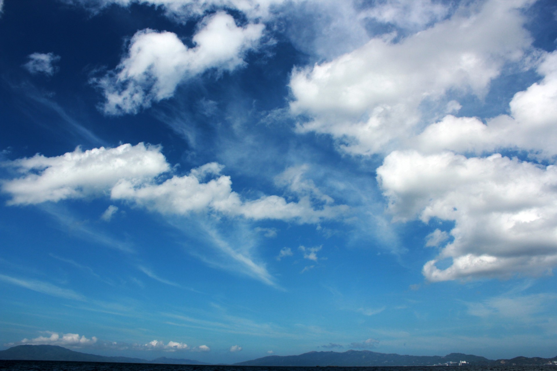 Cloudy Blue Sky Free Stock Photo - Public Domain Pictures