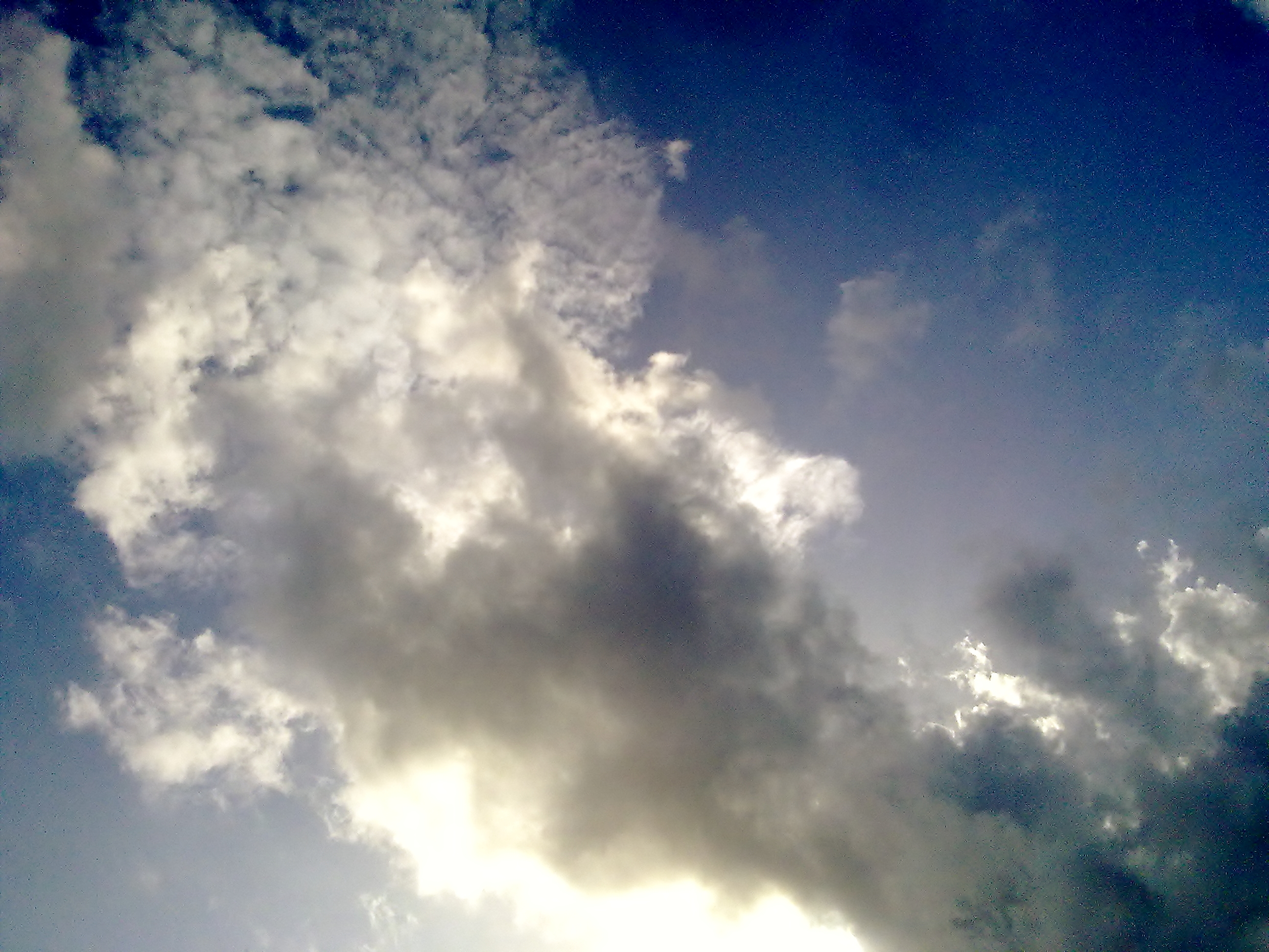 Cloudy bright sky-2, Bright, Cloudy, Landscape, Natural, HQ Photo